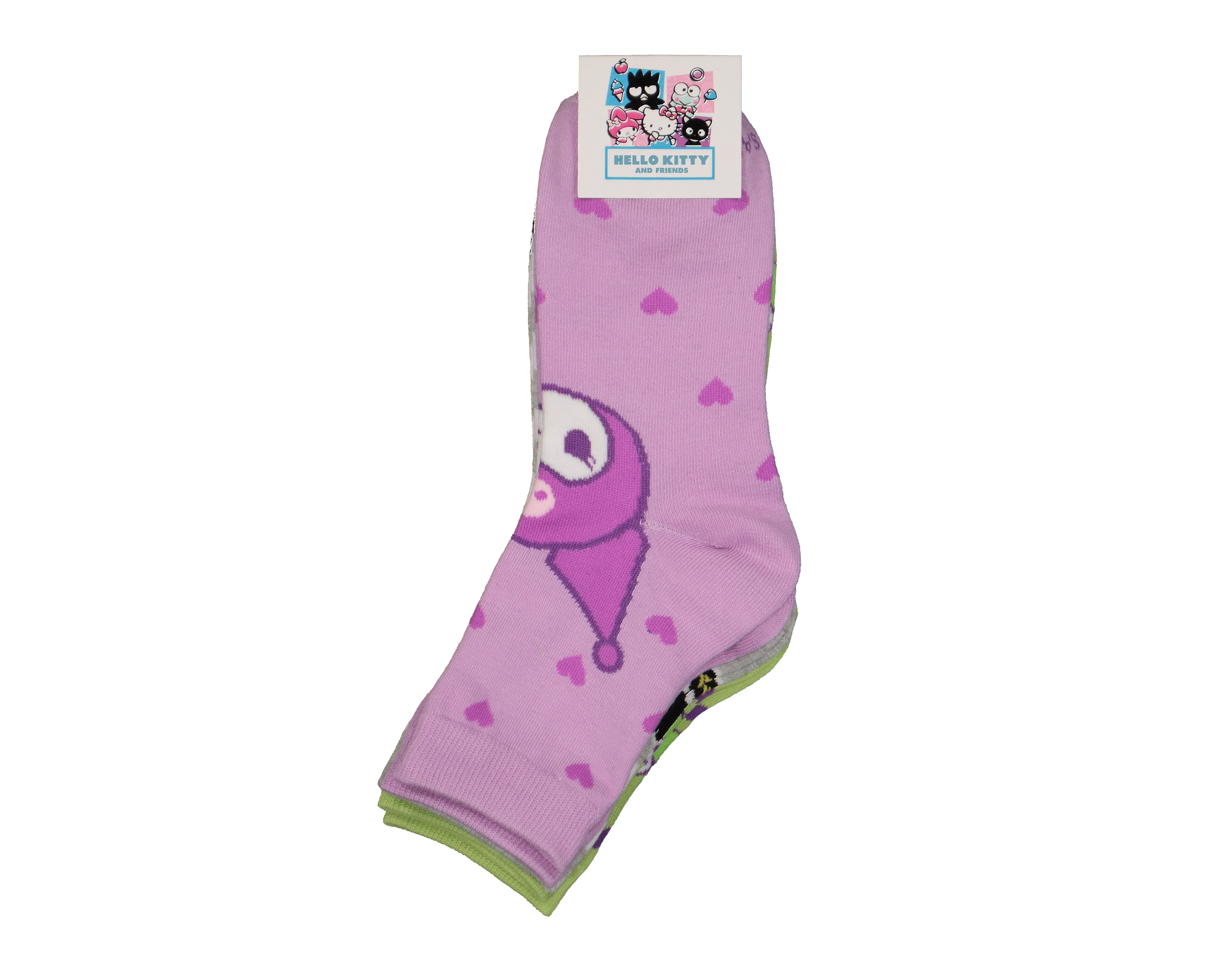Foto 4 pulgar | Foto 3 | Calcetas Hello Kitty para Mujer 3 Pares