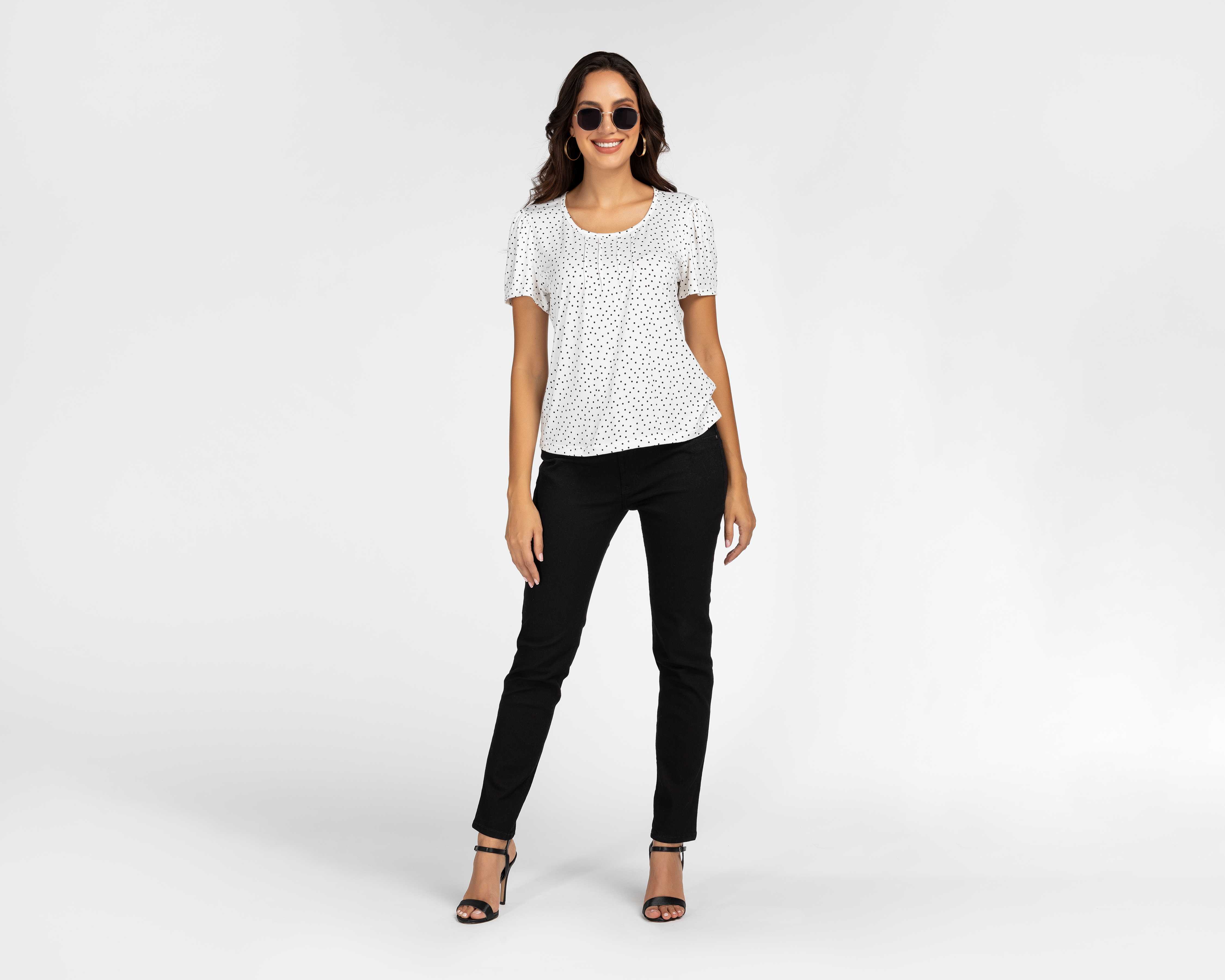 Foto 3 pulgar | Foto 2 | Blusa Sahara Manga Corta para Mujer