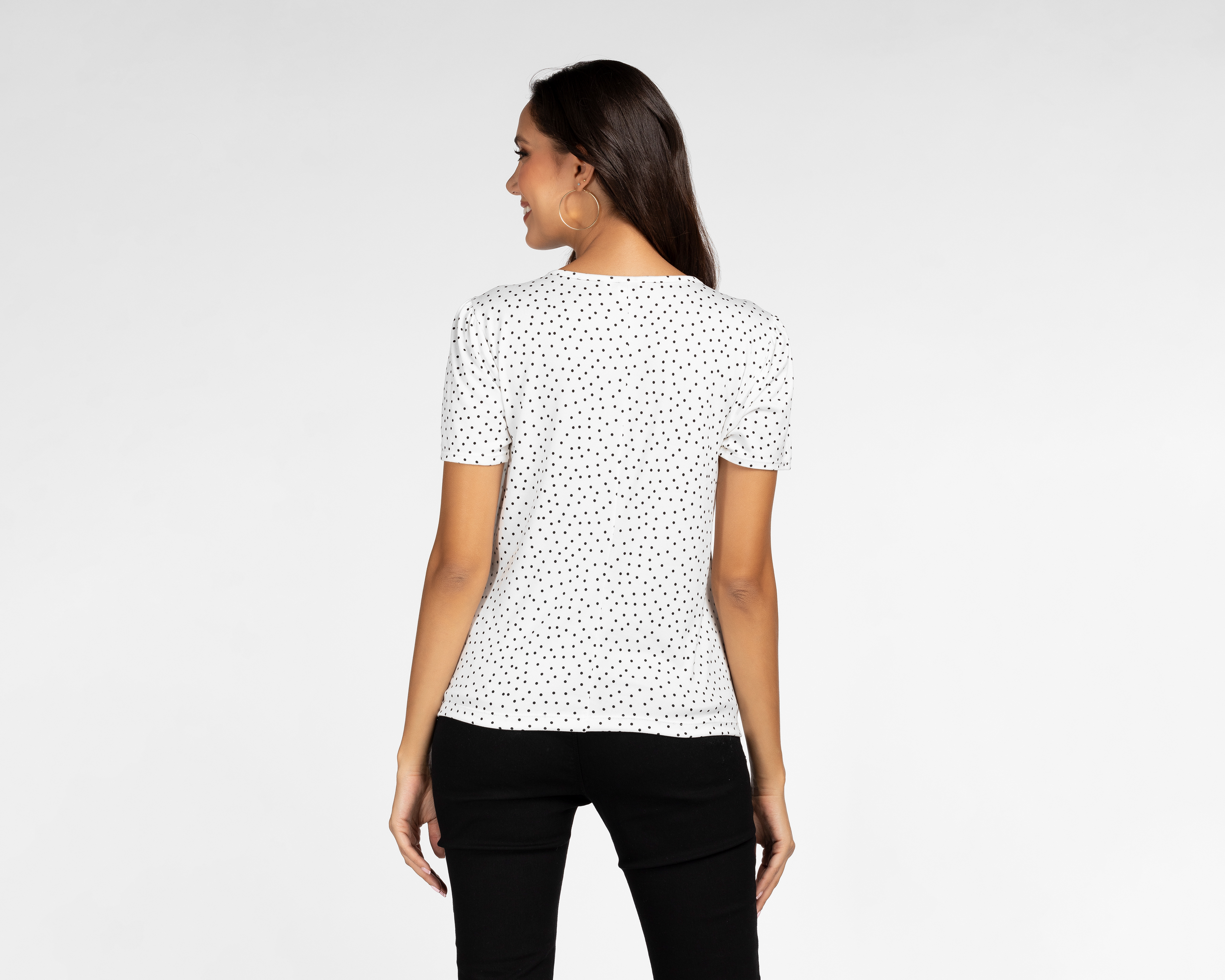 Foto 4 pulgar | Foto 3 | Blusa Sahara Manga Corta para Mujer