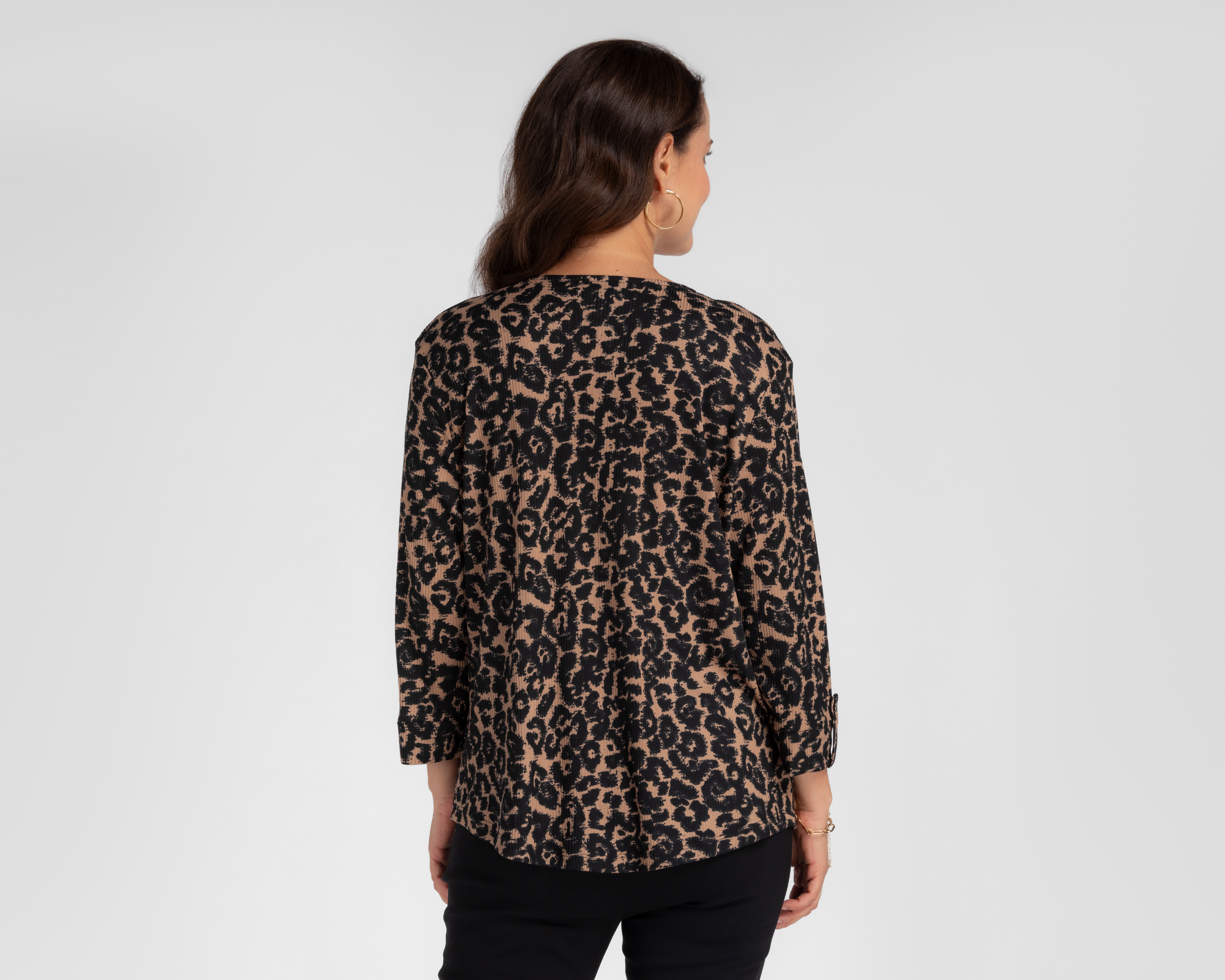 Foto 4 pulgar | Foto 3 | Blusa Sahara Manga 3/4 para Mujer