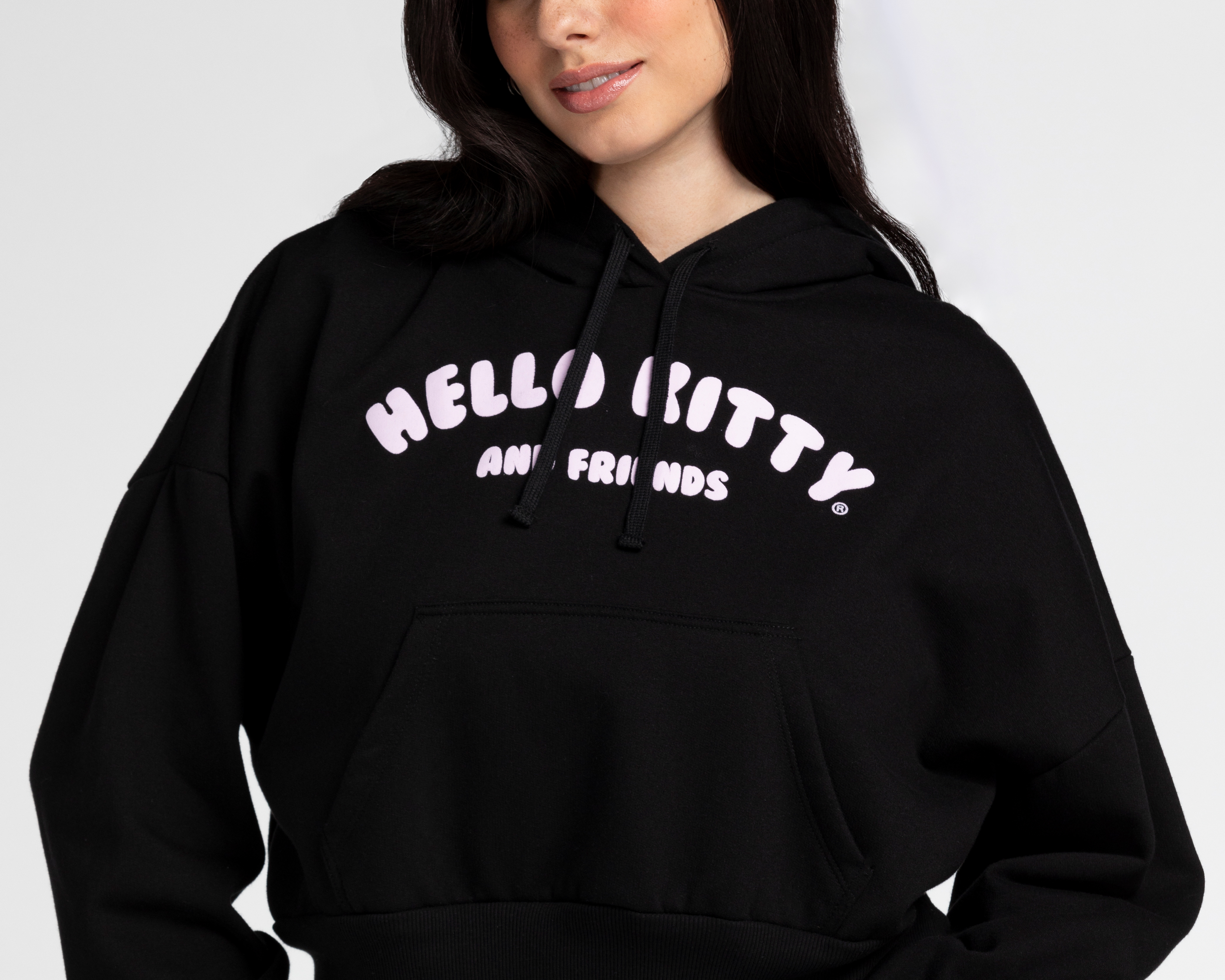Foto 4 pulgar | Foto 3 | Sudadera Estampada Hello Kitty para Mujer