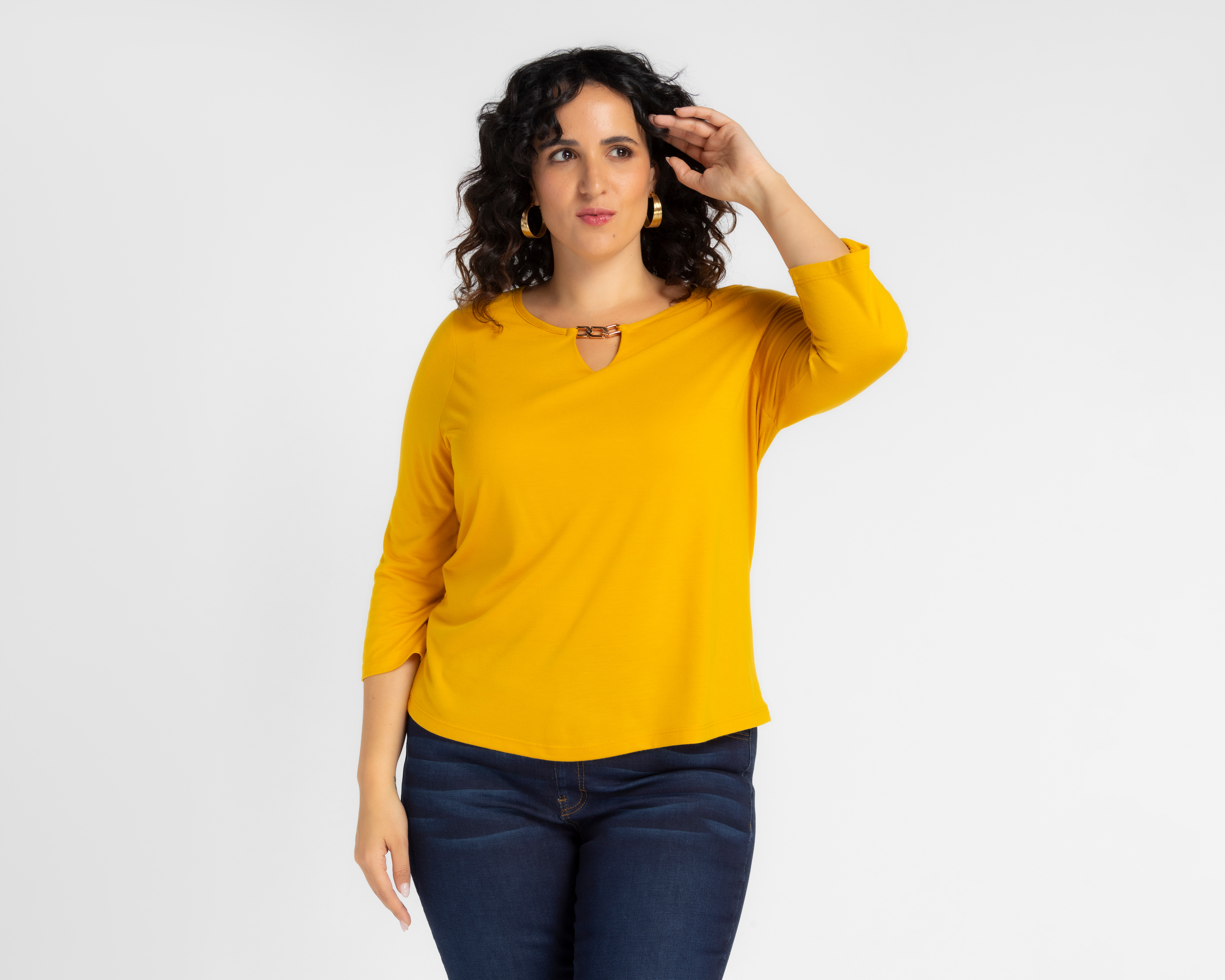 Foto 1 | Foto 1 | Blusa Lady Sun Manga 3/4 para Mujer