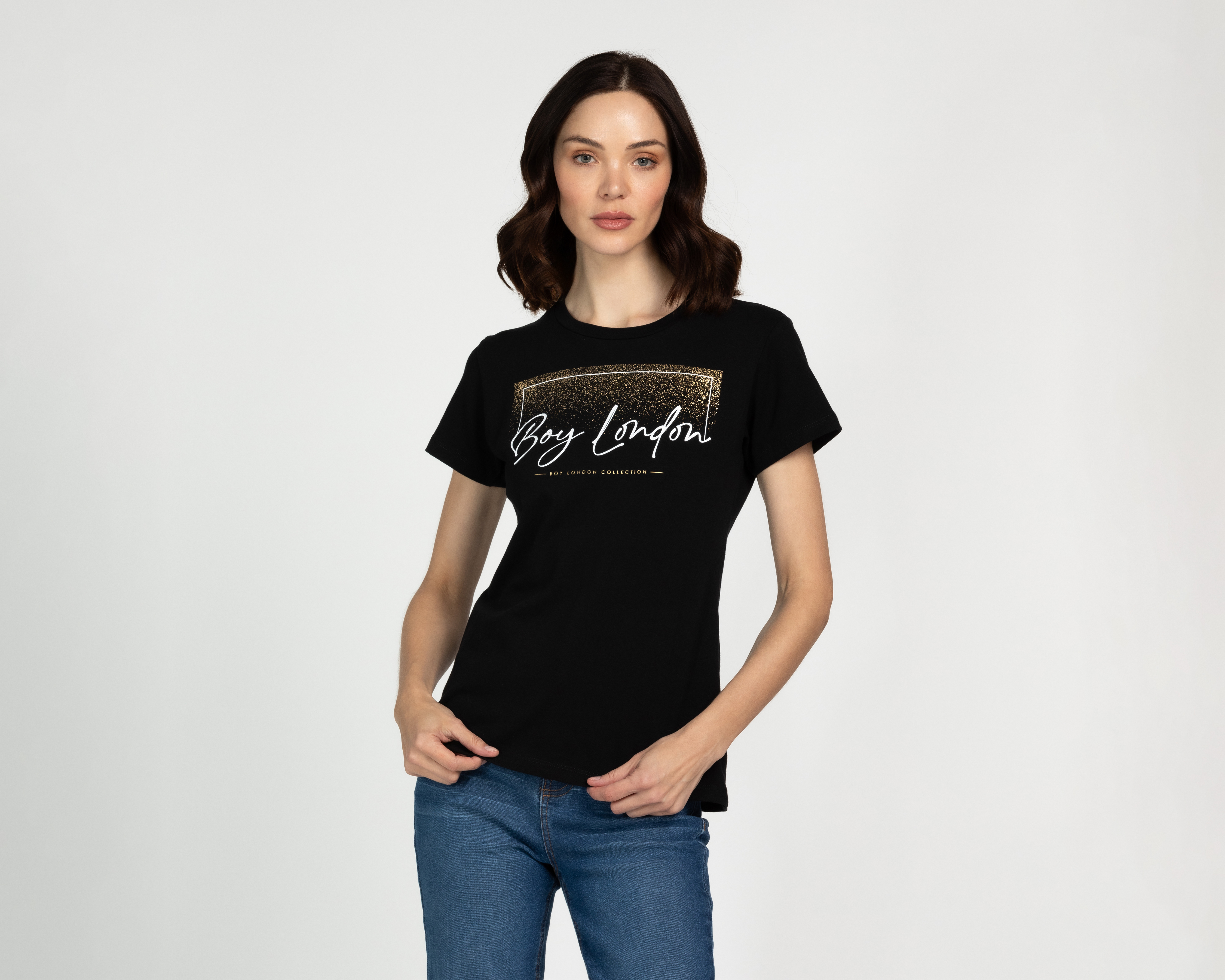 Playera Manga Corta Boy London para Mujer