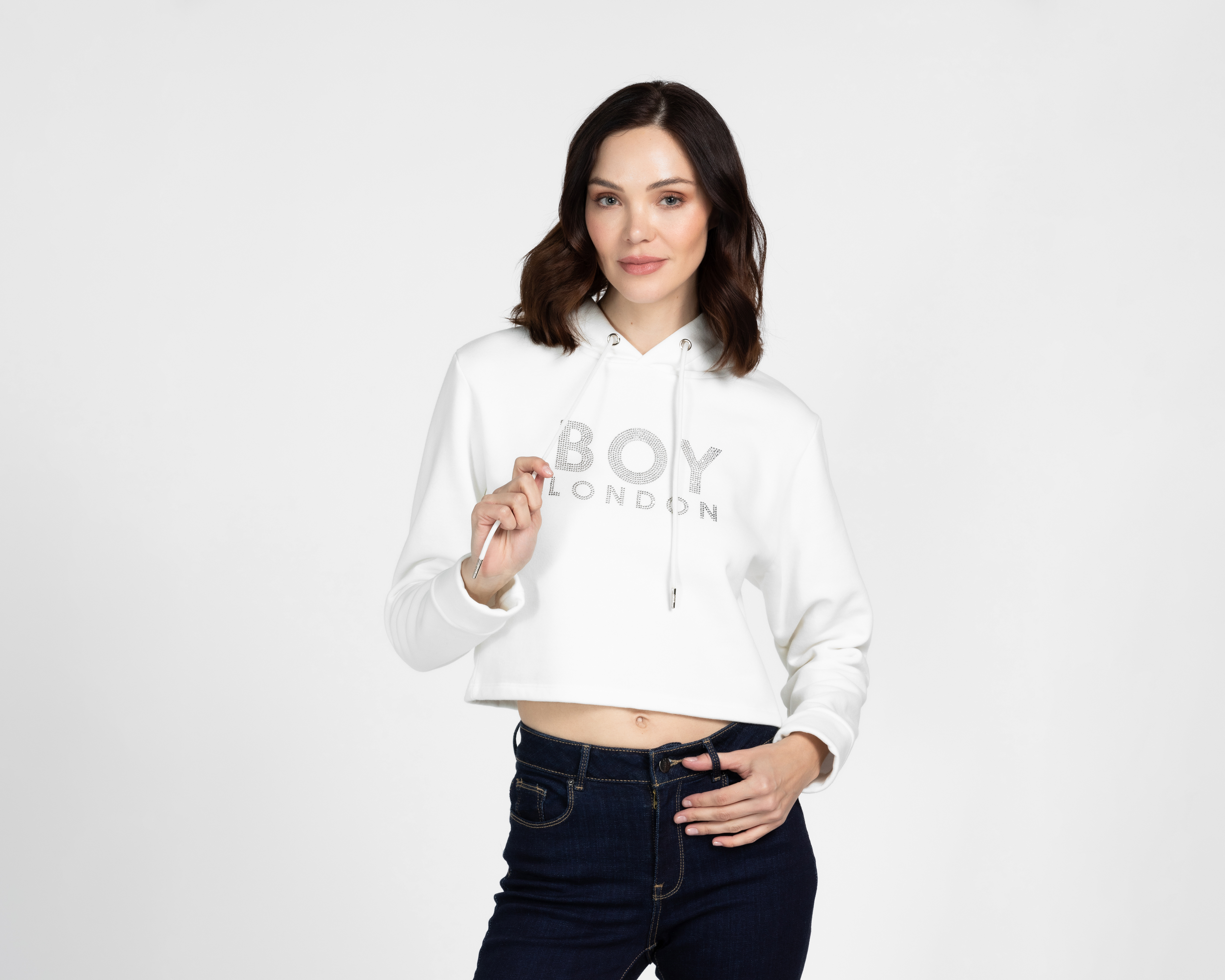 Foto 1 | Foto 1 | Sudadera con Capucha Boy London para Mujer