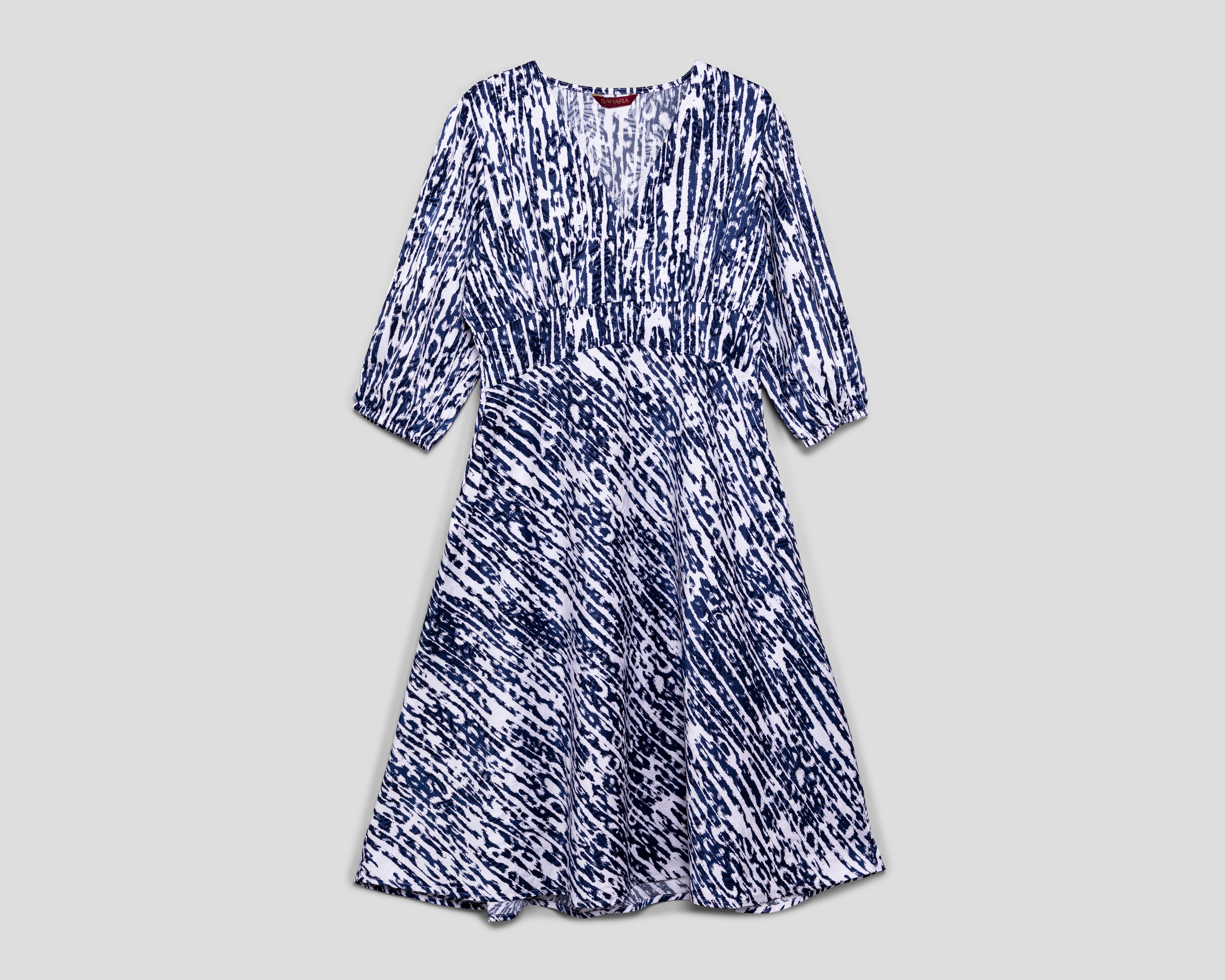 Foto 1 | Foto 1 | Vestido Casual Sahara Estampado Manga 3/4 para Mujer