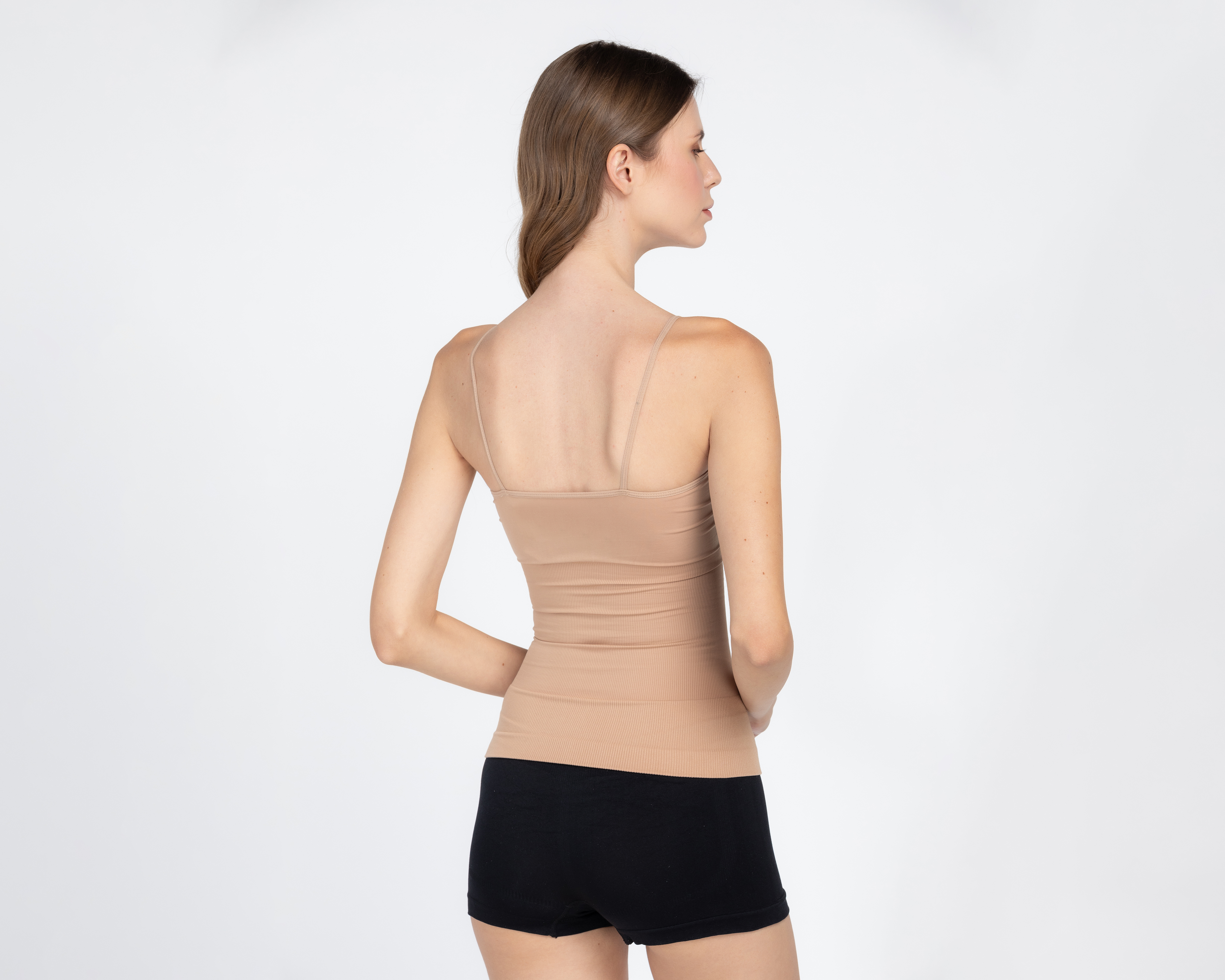 Foto 3 pulgar | Foto 2 | Camiseta Control Diane Poitiere Beige para Mujer