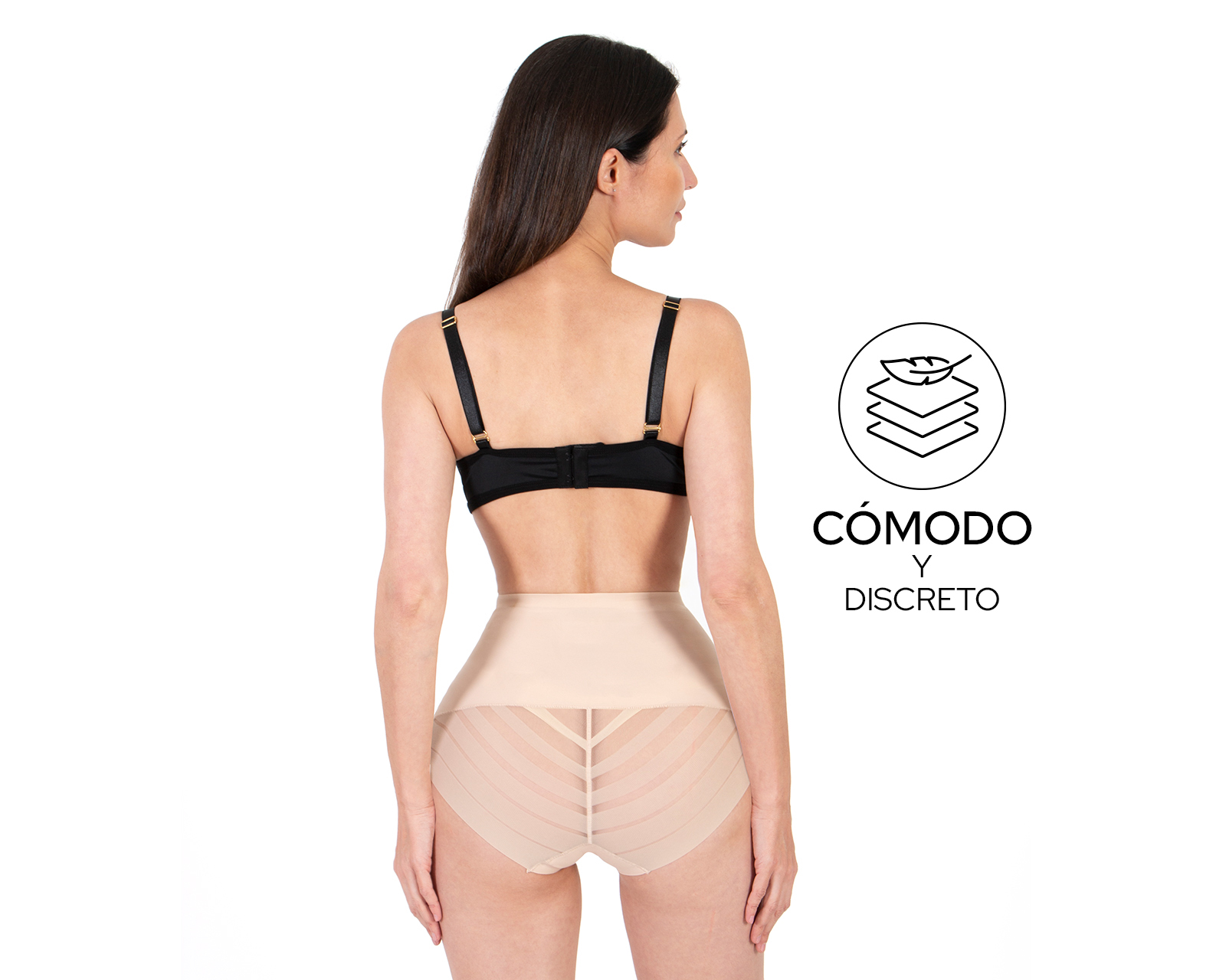 Foto 5 pulgar | Foto 4 | Pantaleta Control Shape & Care Compresión Gradual Nude para Mujer