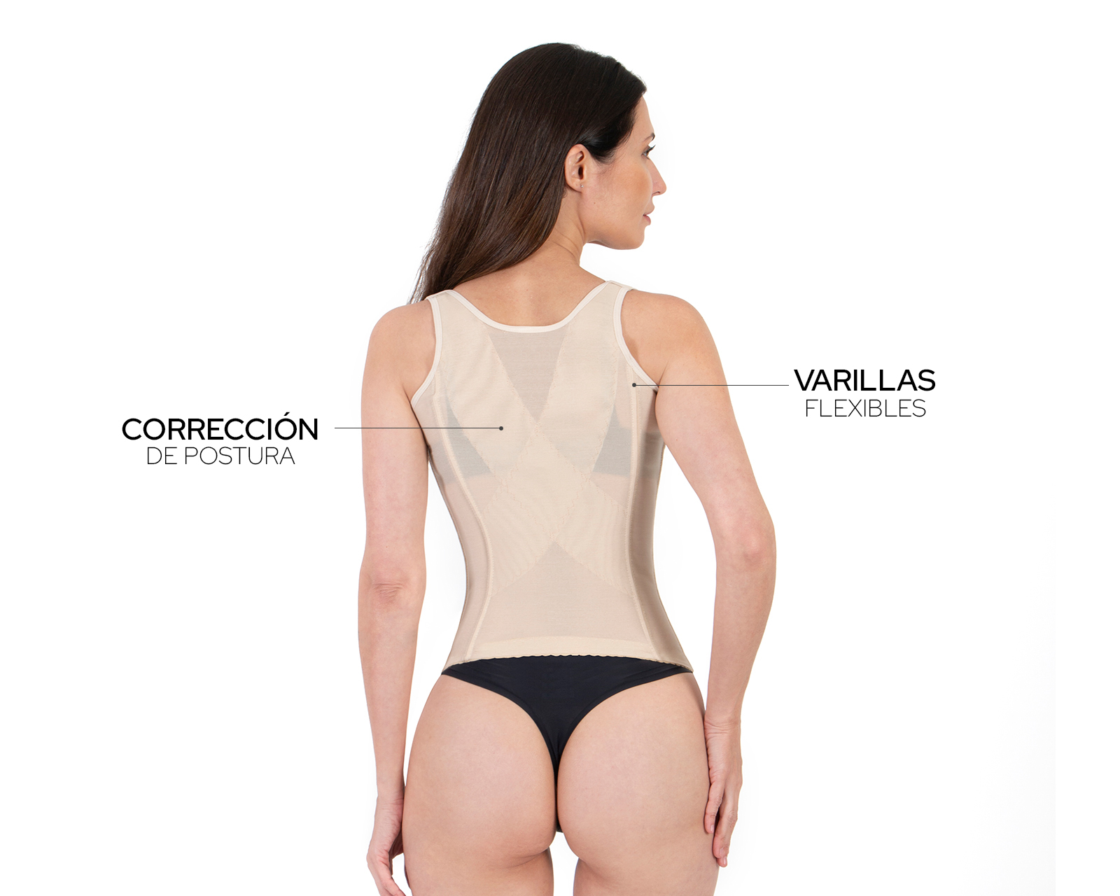 Foto 4 pulgar | Foto 3 | Camiseta Control Shape & Care Beige para Mujer