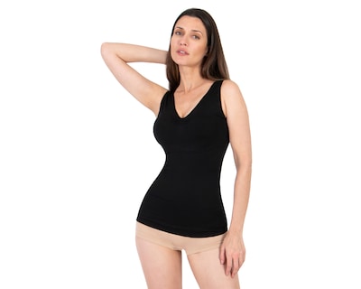 Foto 1 | Foto 1 | Camiseta Control Shape & Care Mediana Compresión Negra para Mujer