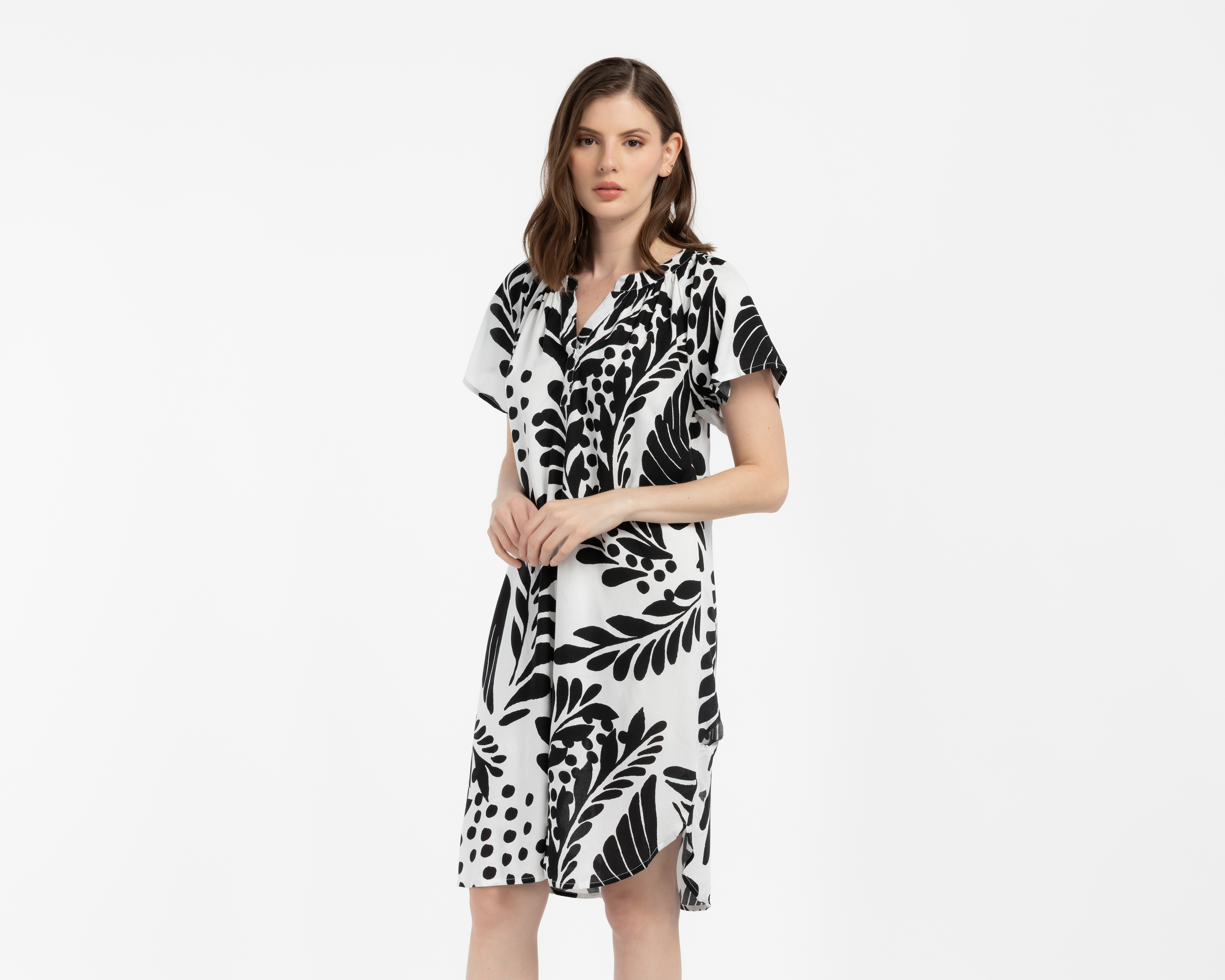 Vestido Casual Lady Sun Manga Corta para Mujer