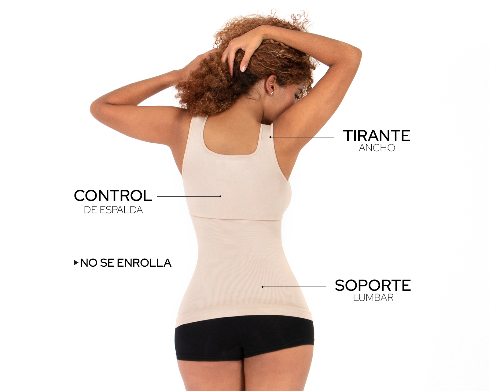 Foto 5 pulgar | Foto 4 | Camiseta Control Shape & Care con Almohadillas Removibles para Mujer