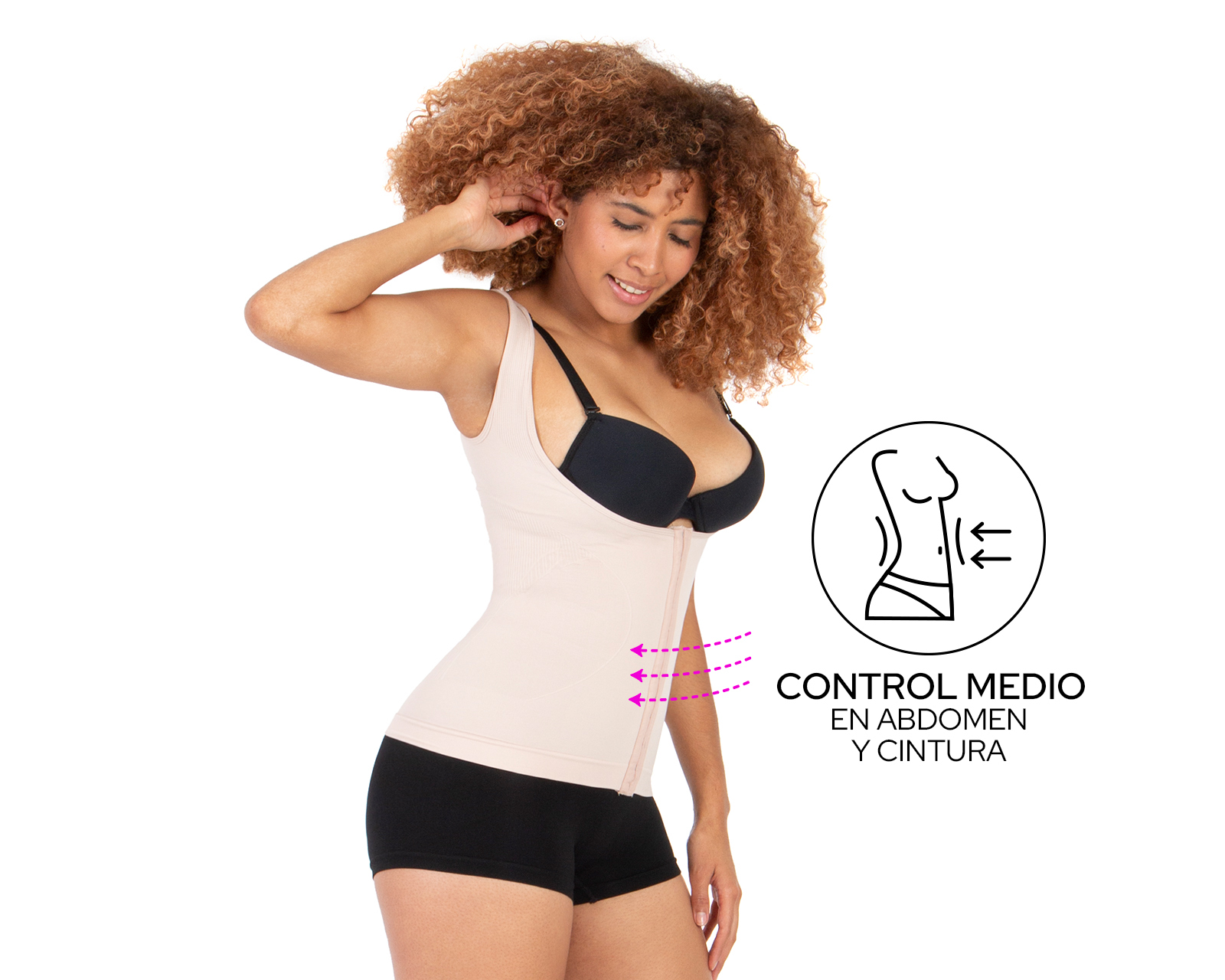 Foto 4 pulgar | Foto 3 | Camiseta Control Shape & Care Media Compresión para Mujer
