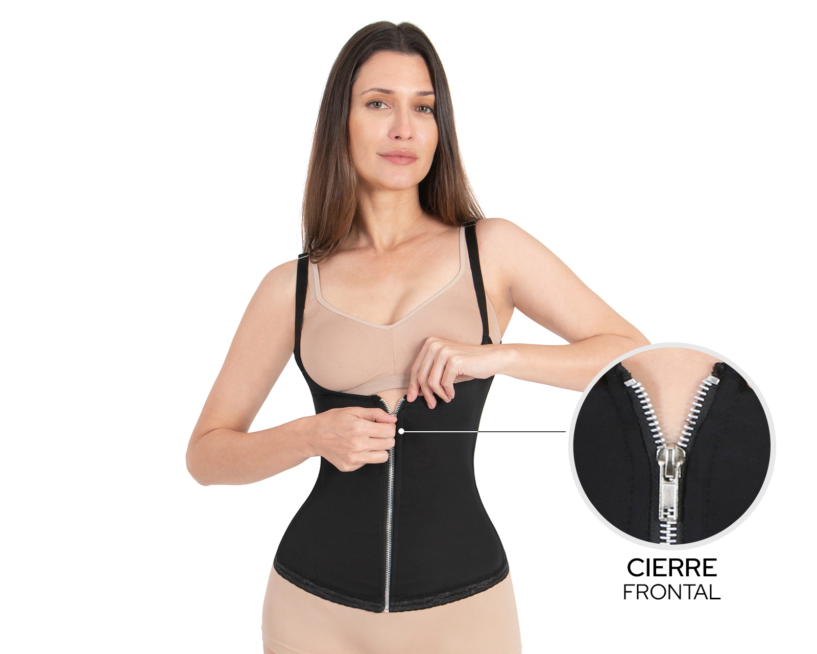 Foto 5 pulgar | Foto 4 | Camiseta Control Shape & Care Negra para Mujer