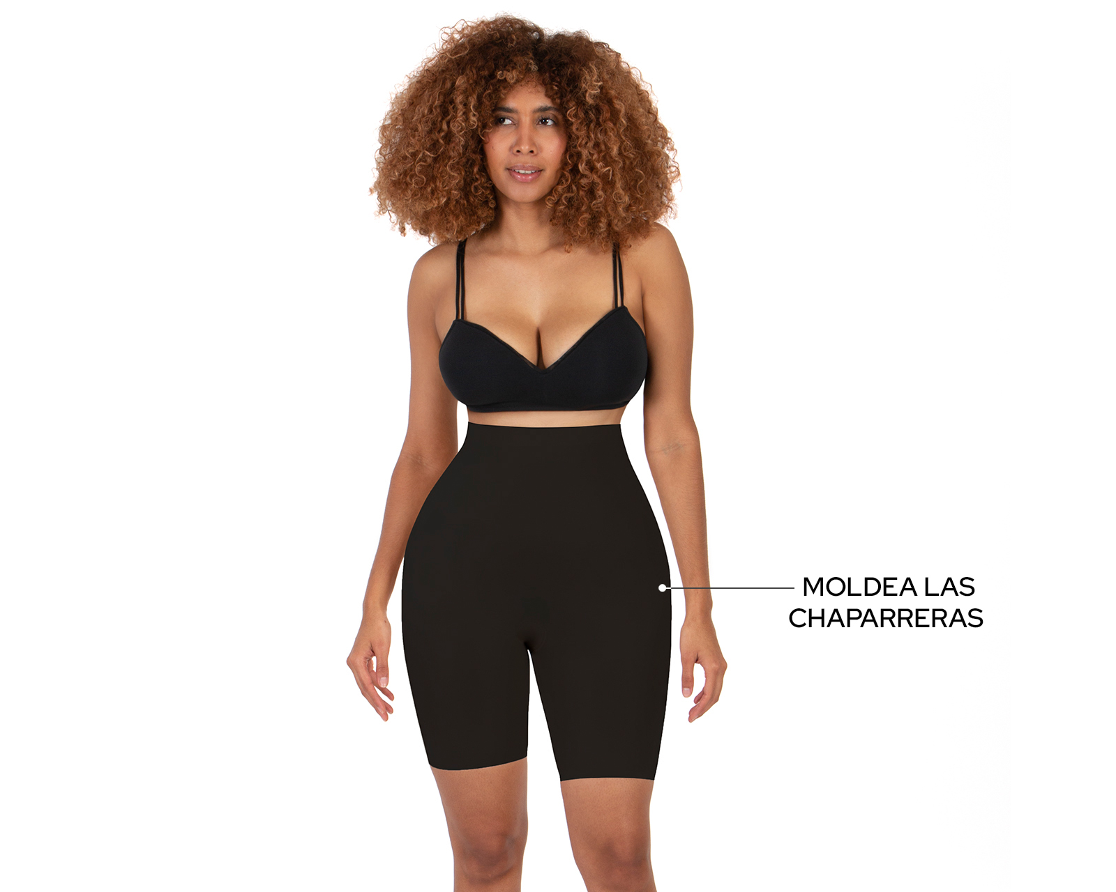 Foto 5 pulgar | Foto 4 | Faja tipo Bóxer Shape & Care Mediana Compresión Negra para Mujer