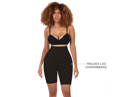 Foto 4 | Foto 4 | Faja tipo Bóxer Shape & Care Mediana Compresión Negra para Mujer