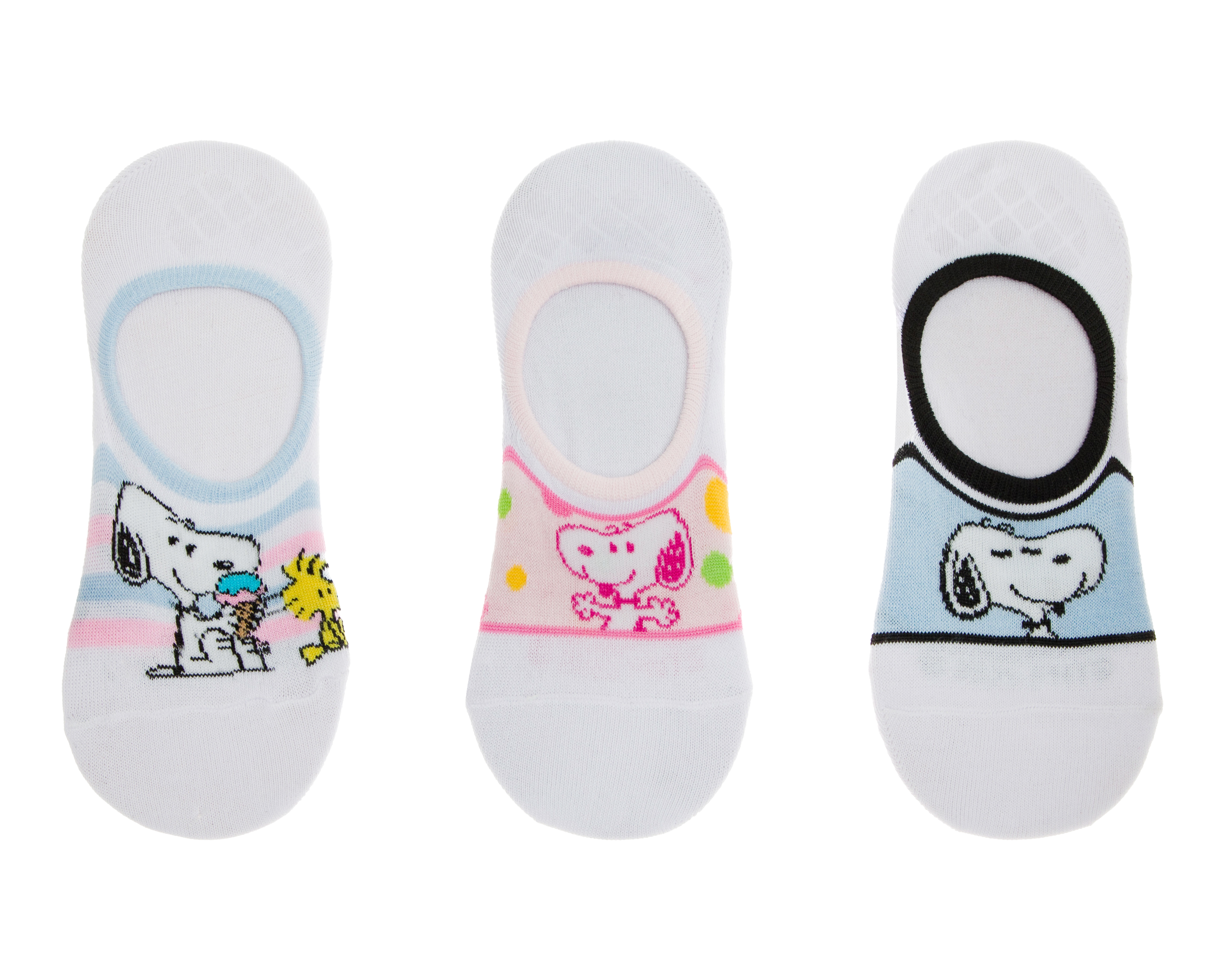 Calcetas Invisibles Peanuts para Mujer 3 Pares