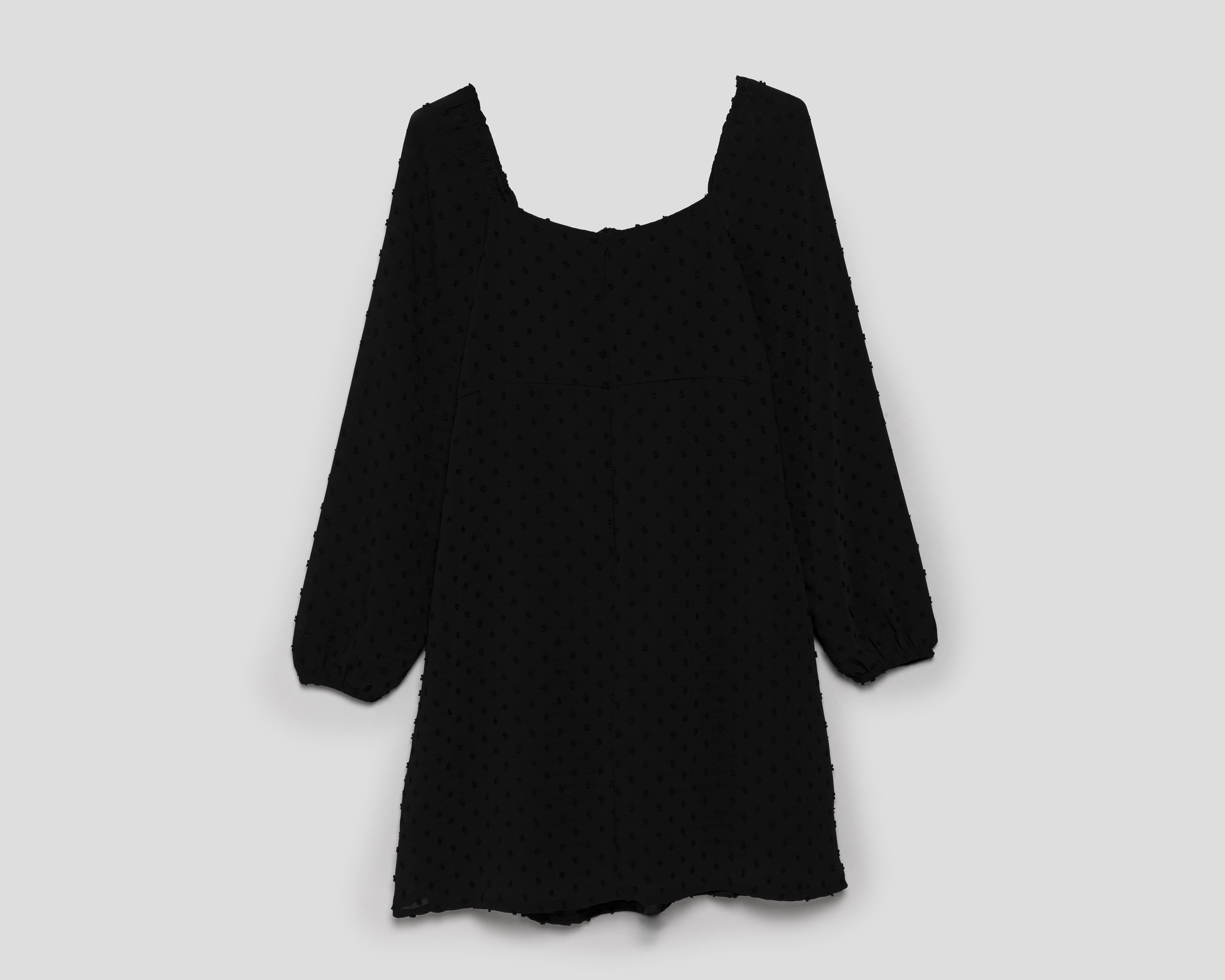 Foto 3 pulgar | Foto 2 | Vestido Casual 18 Forever Negro Manga Larga para Mujer