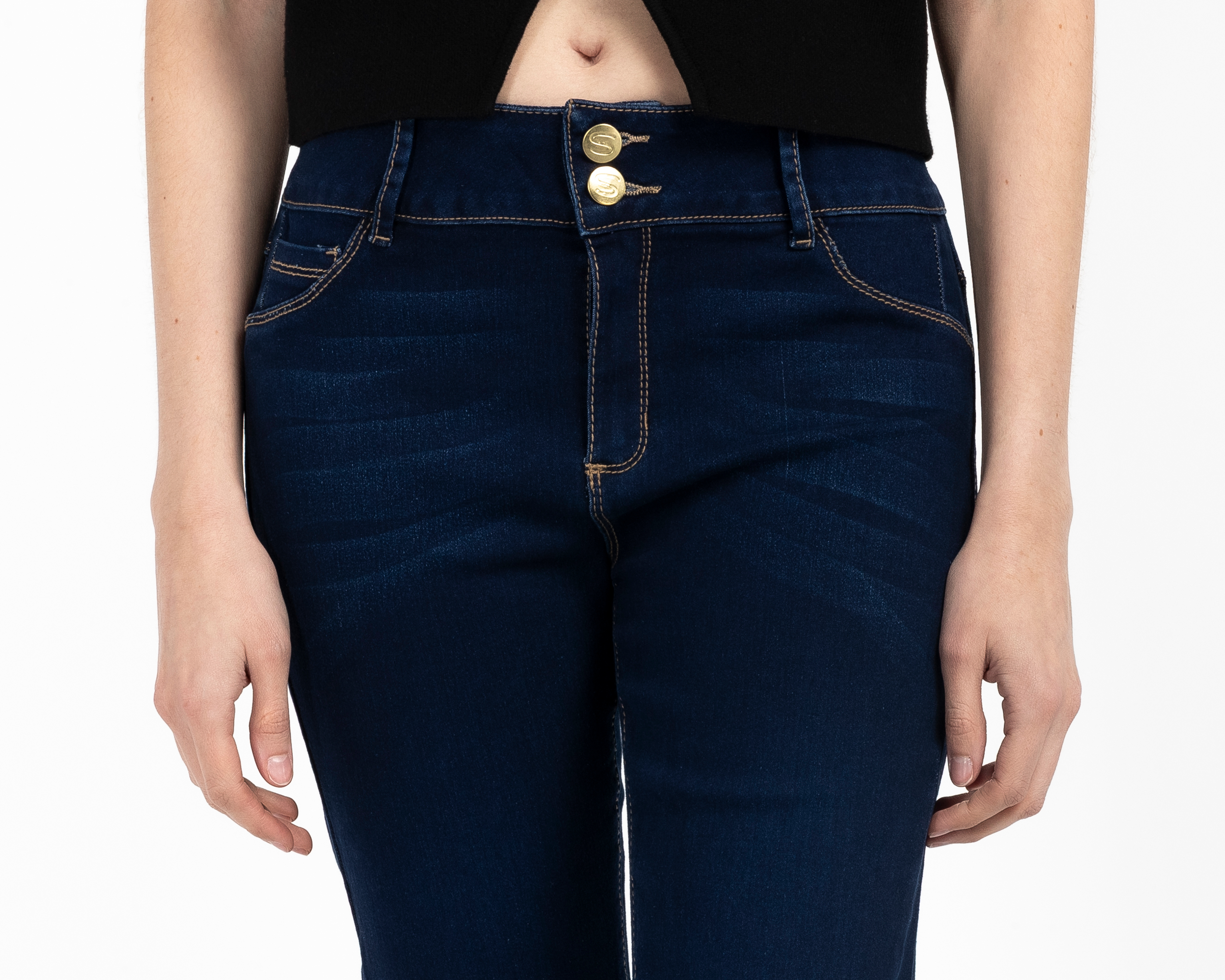 Foto 5 pulgar | Foto 4 | Jeans Slim Sahara para Mujer