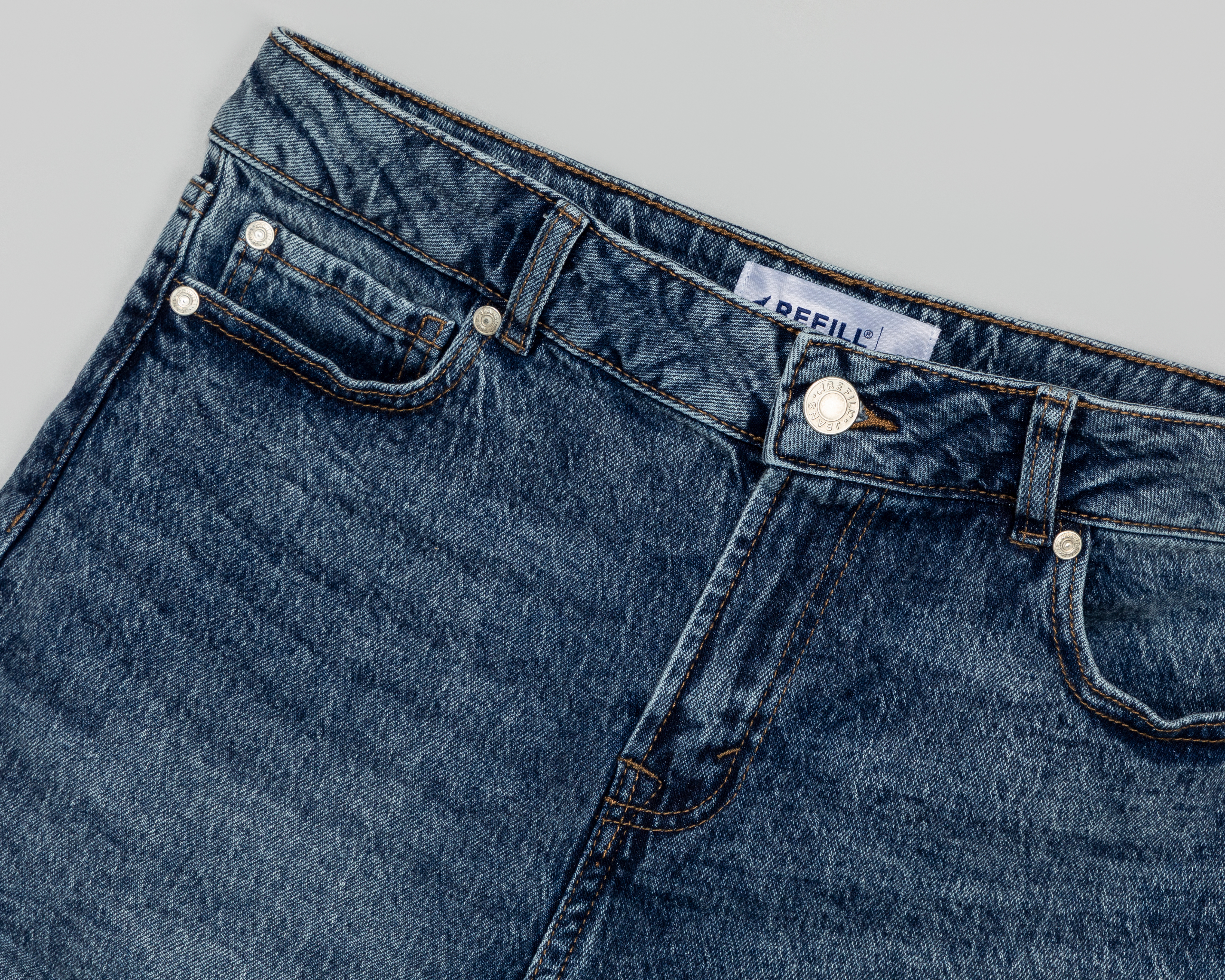 Foto 4 pulgar | Foto 3 | Short Refill de Mezclilla para Mujer