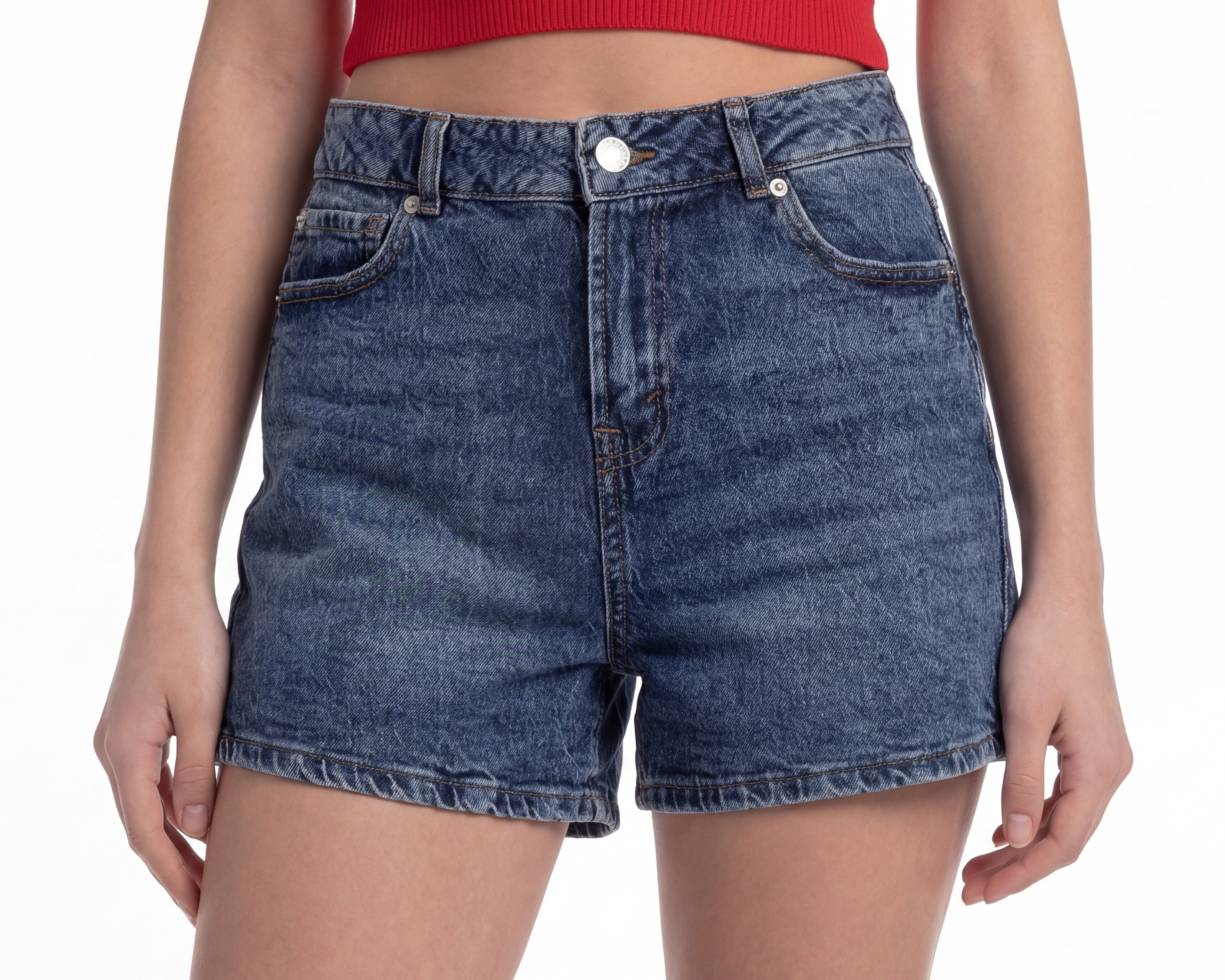 Foto 4 | Foto 4 | Short Refill de Mezclilla para Mujer