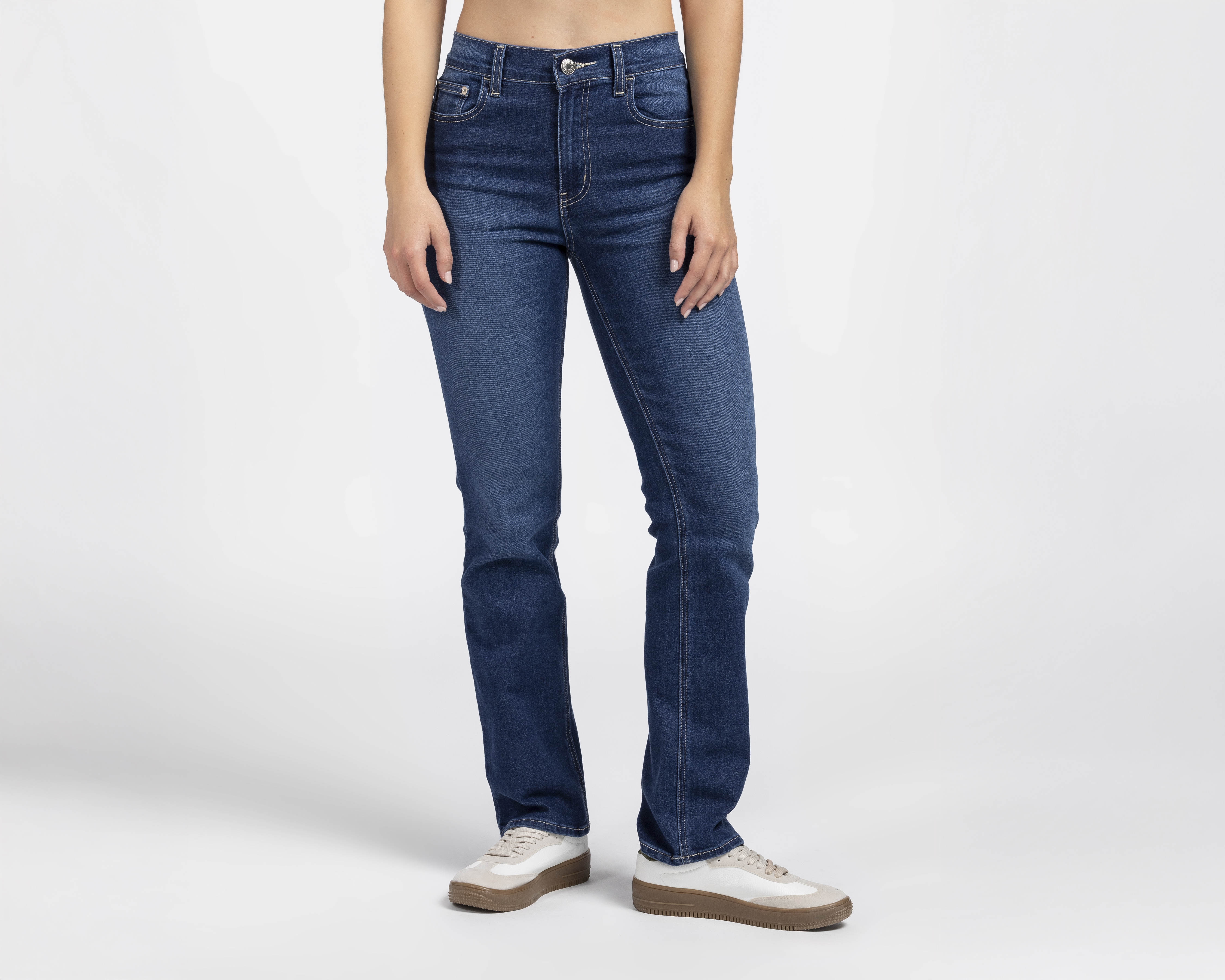 Jeans Straight Oggi Atraction para Mujer