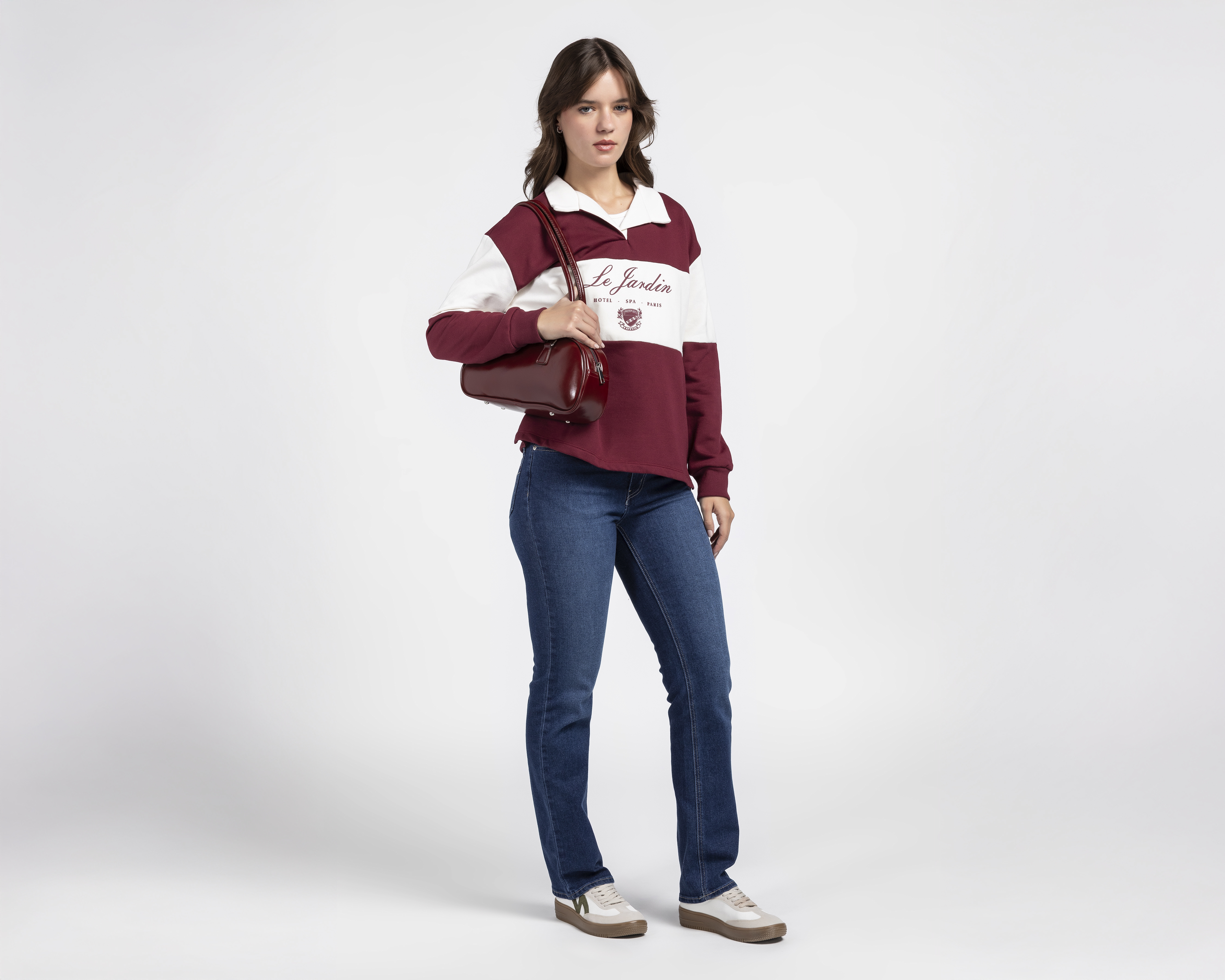 Foto 3 pulgar | Foto 2 | Jeans Straight Oggi Atraction para Mujer