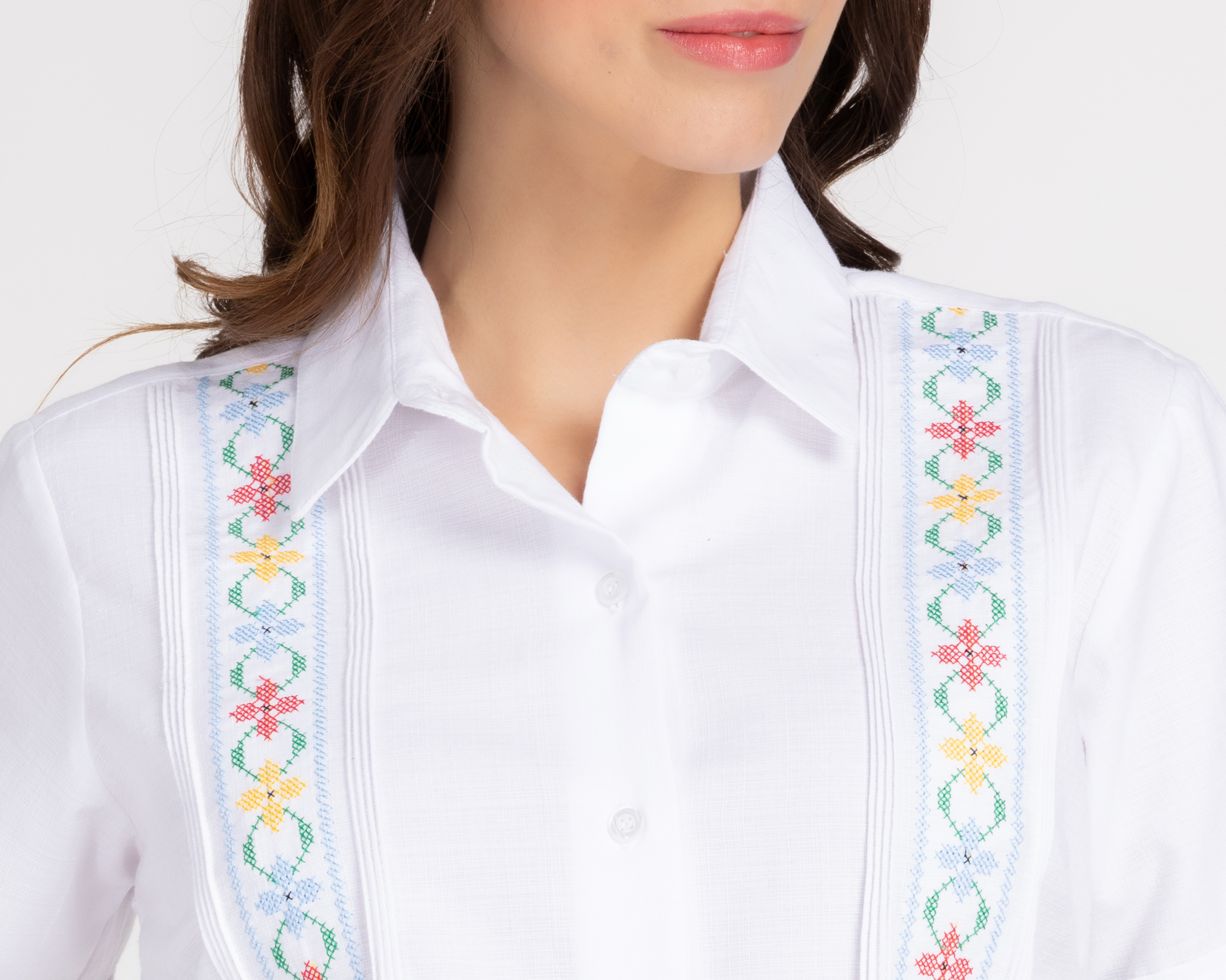 Foto 4 | Foto 4 | Blusa Meridanas tipo Guayabera para Mujer