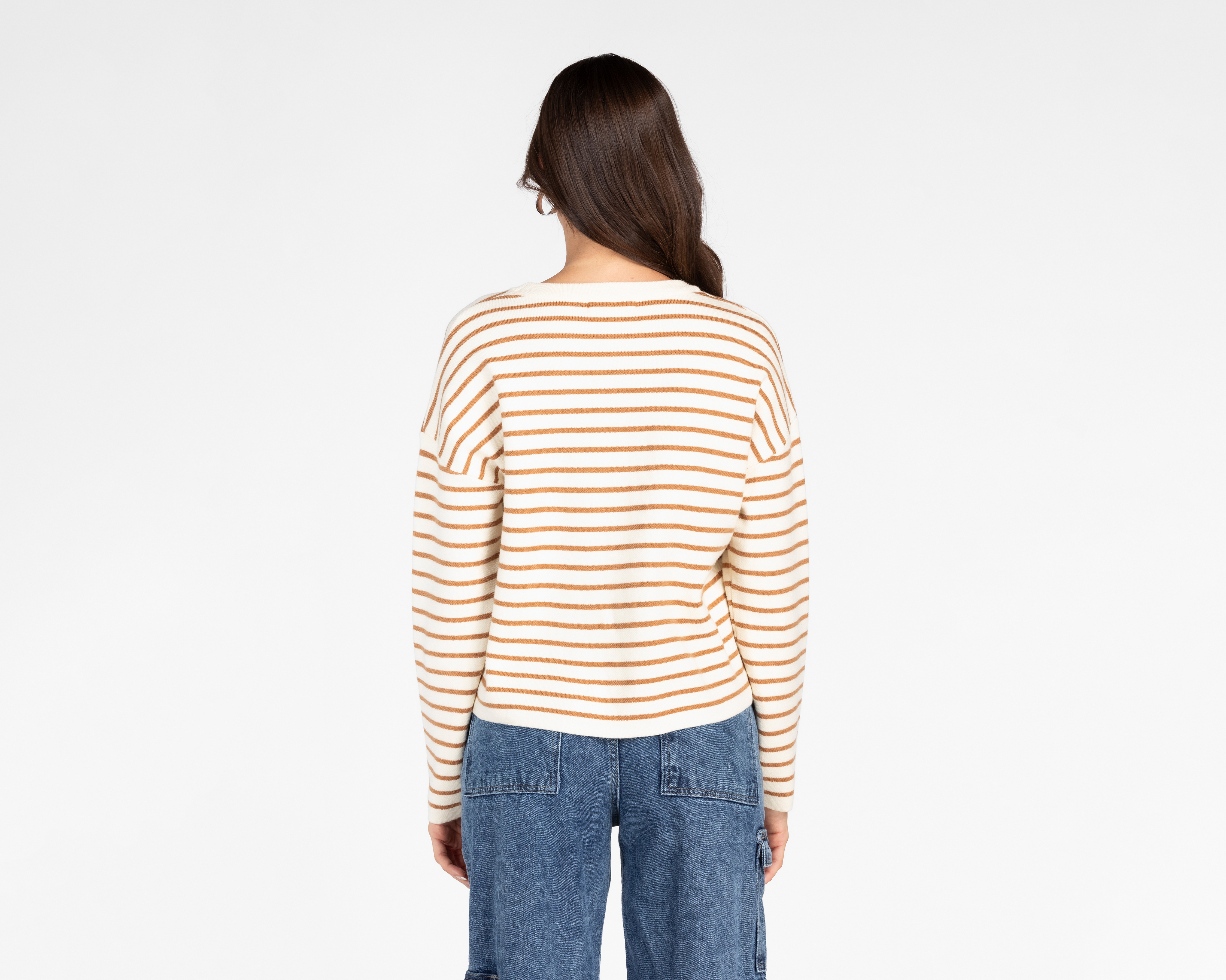 Foto 4 pulgar | Foto 3 | Suéter a Rayas Forever 21 para Mujer