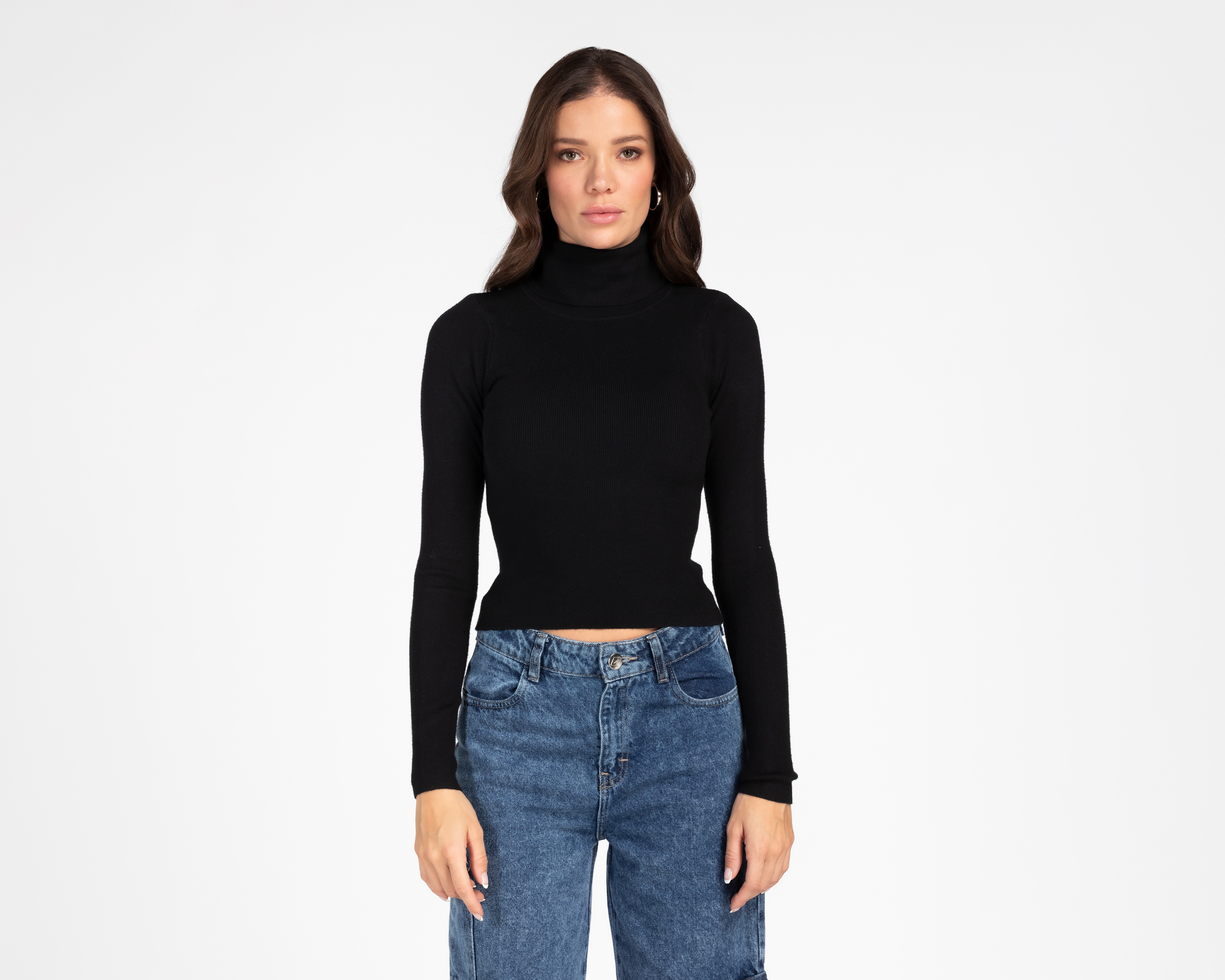 Suéter Cuello Alto Forever 21 para Mujer