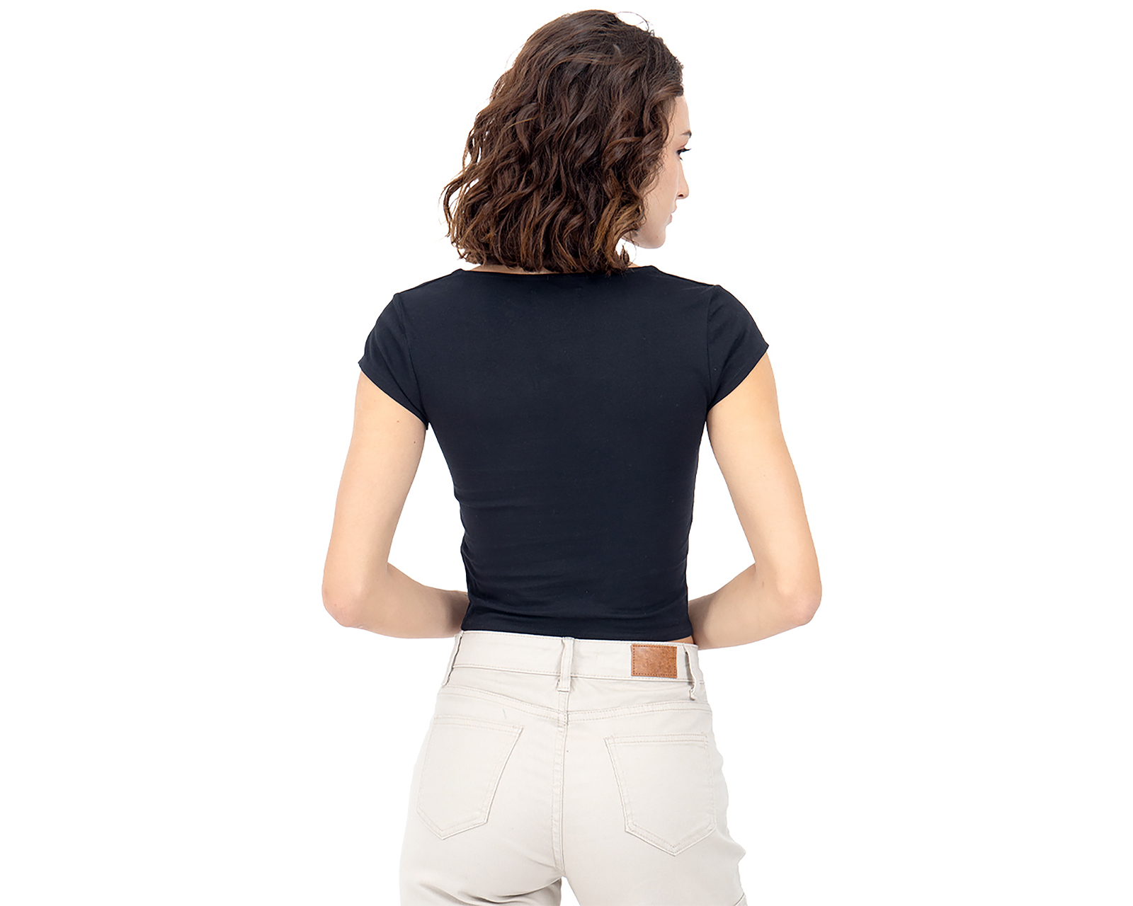 Foto 4 pulgar | Foto 3 | Playera Forever 21 Manga Corta para Mujer