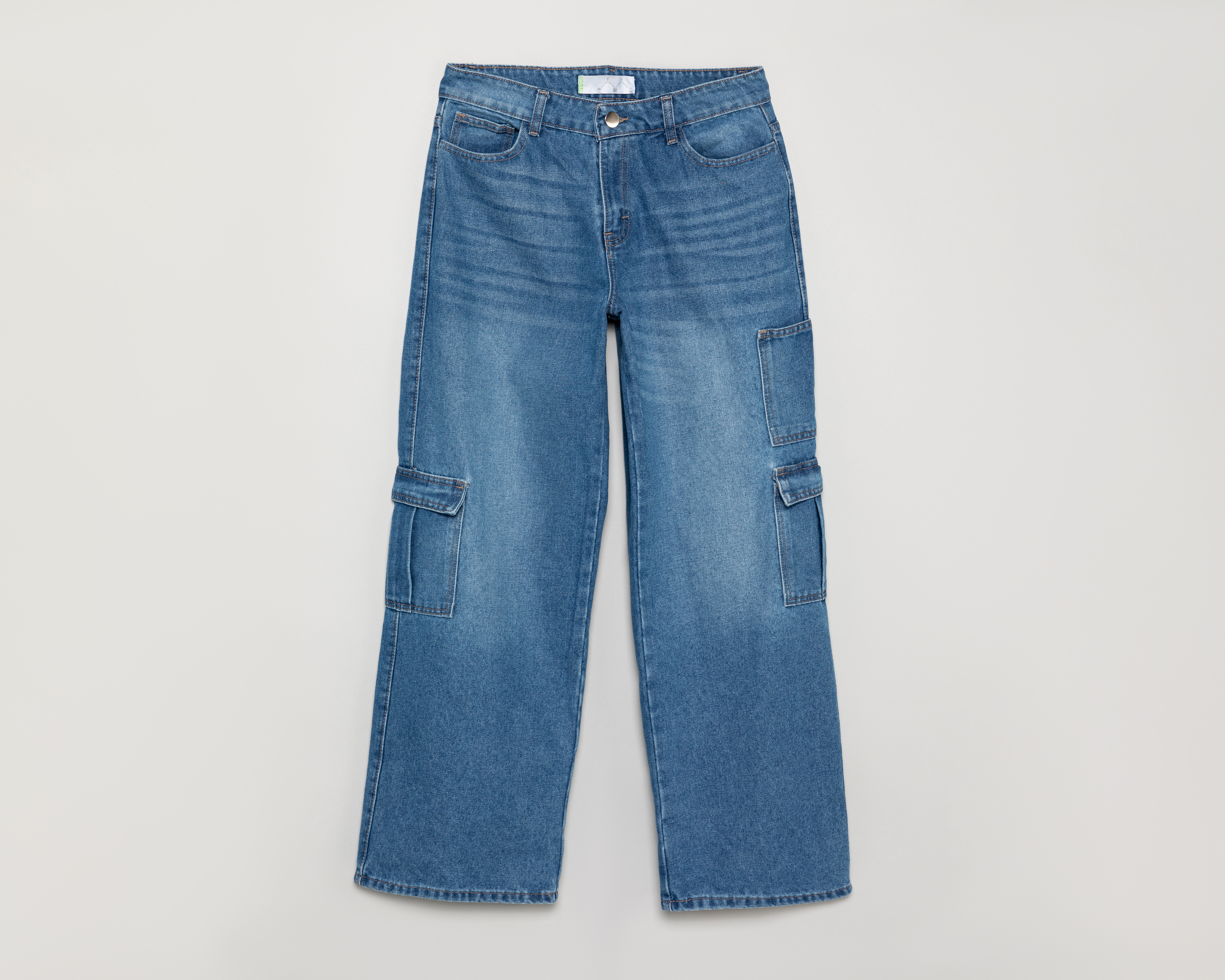 Foto 2 pulgar | Foto 1 | Jeans Wide Leg 18 Forever para Mujer