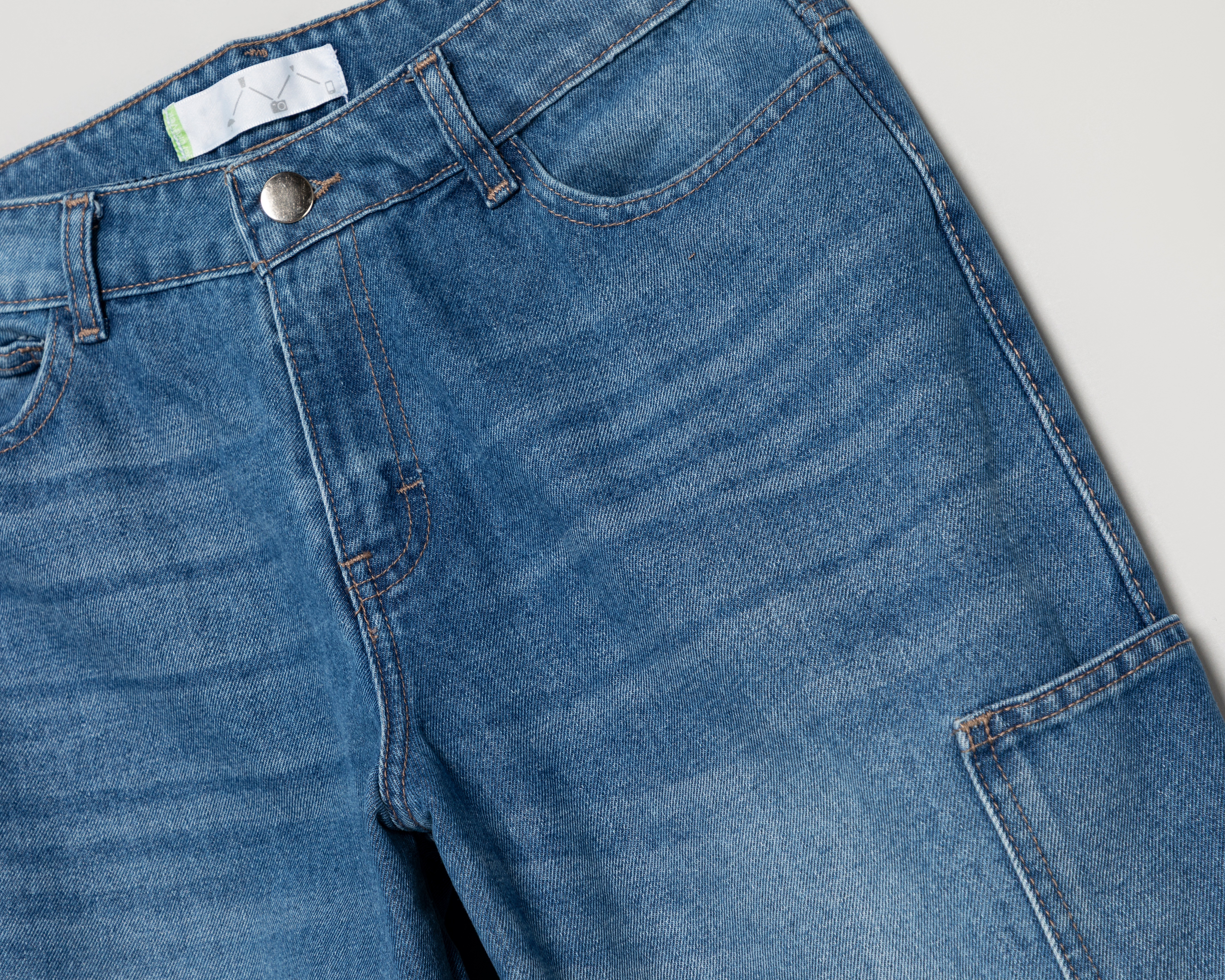 Foto 4 pulgar | Foto 3 | Jeans Wide Leg 18 Forever para Mujer