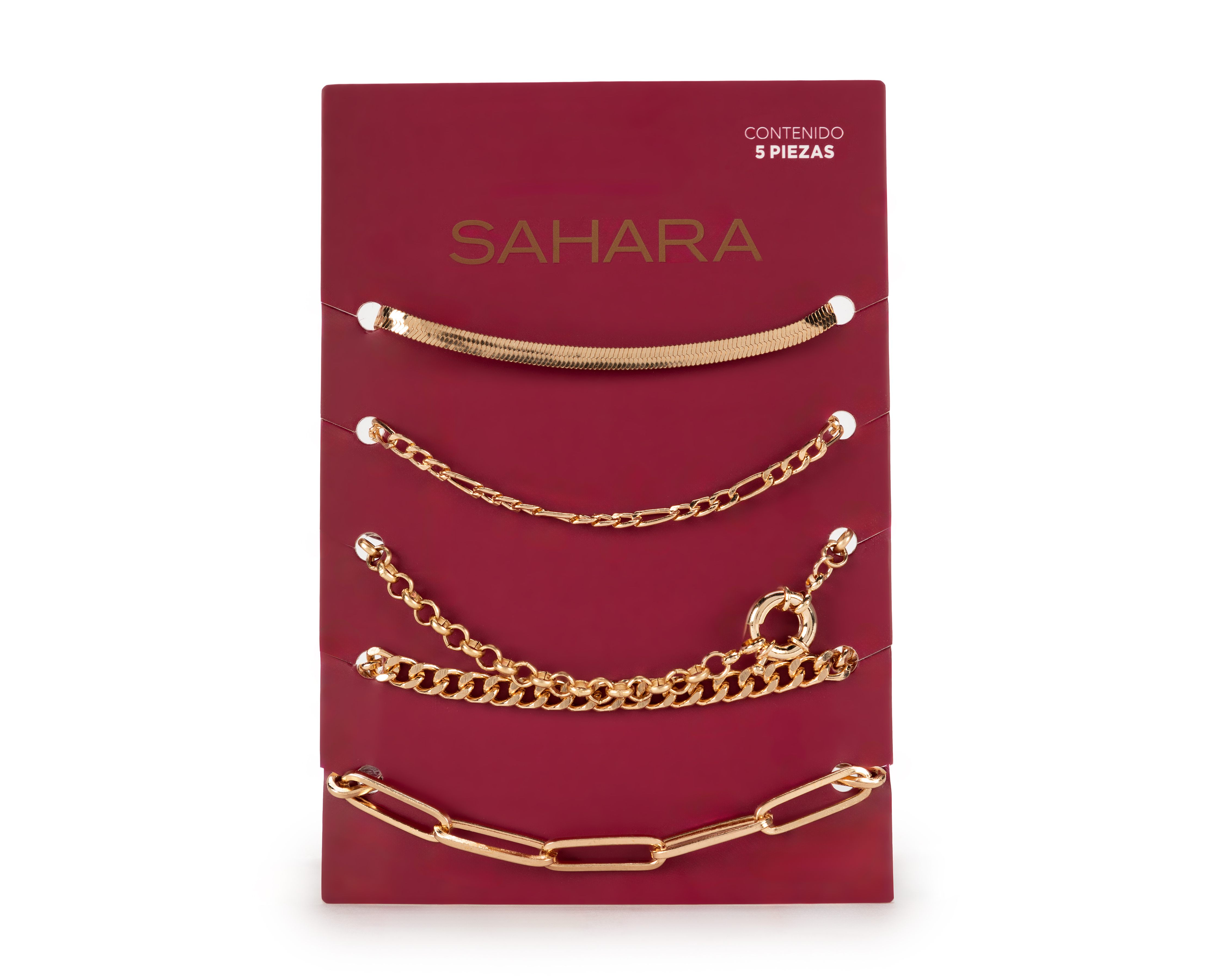 Pulseras de Bisutería Fina Sahara 5 Piezas