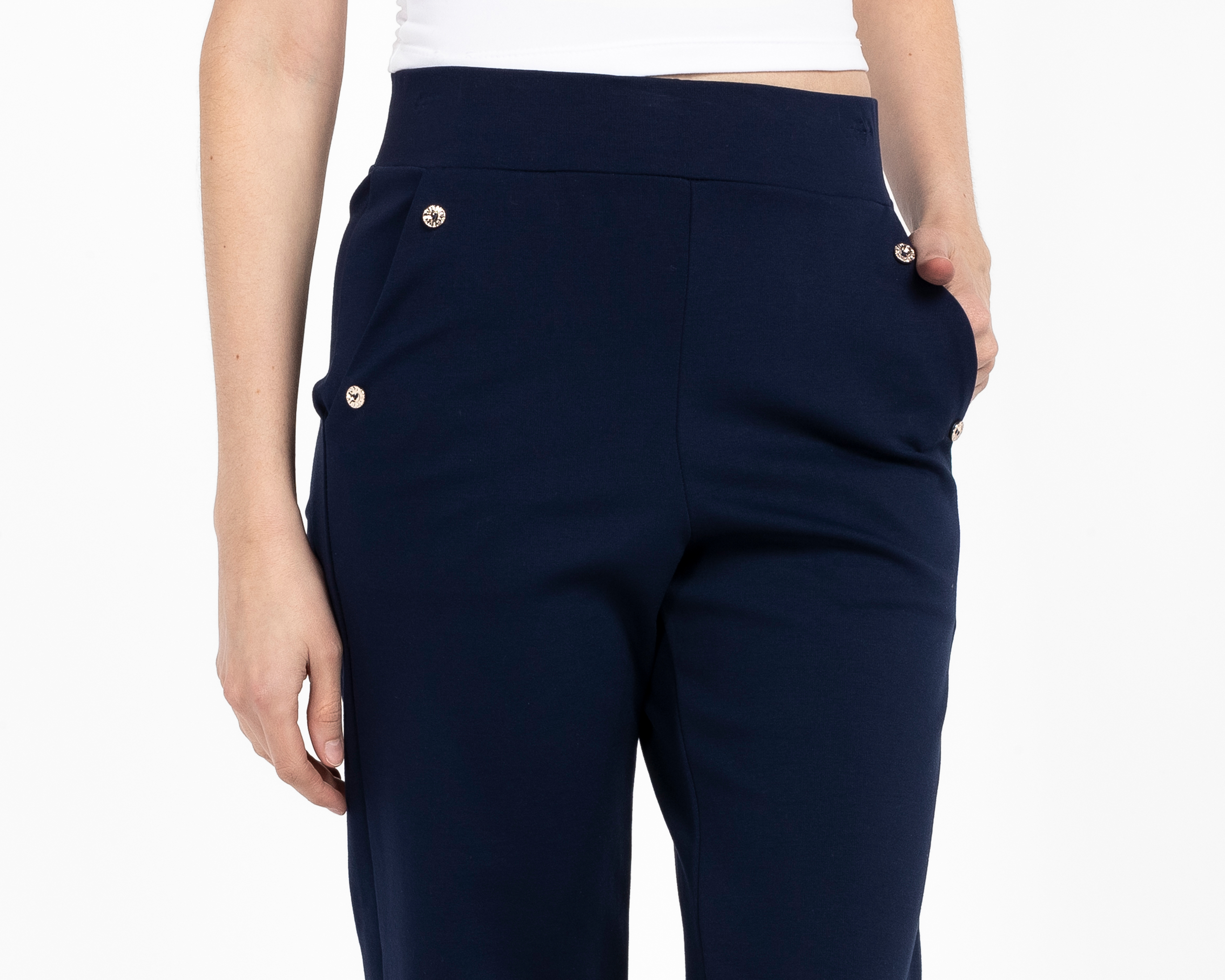 Foto 5 pulgar | Foto 4 | Leggings Azules Sahara para Mujer