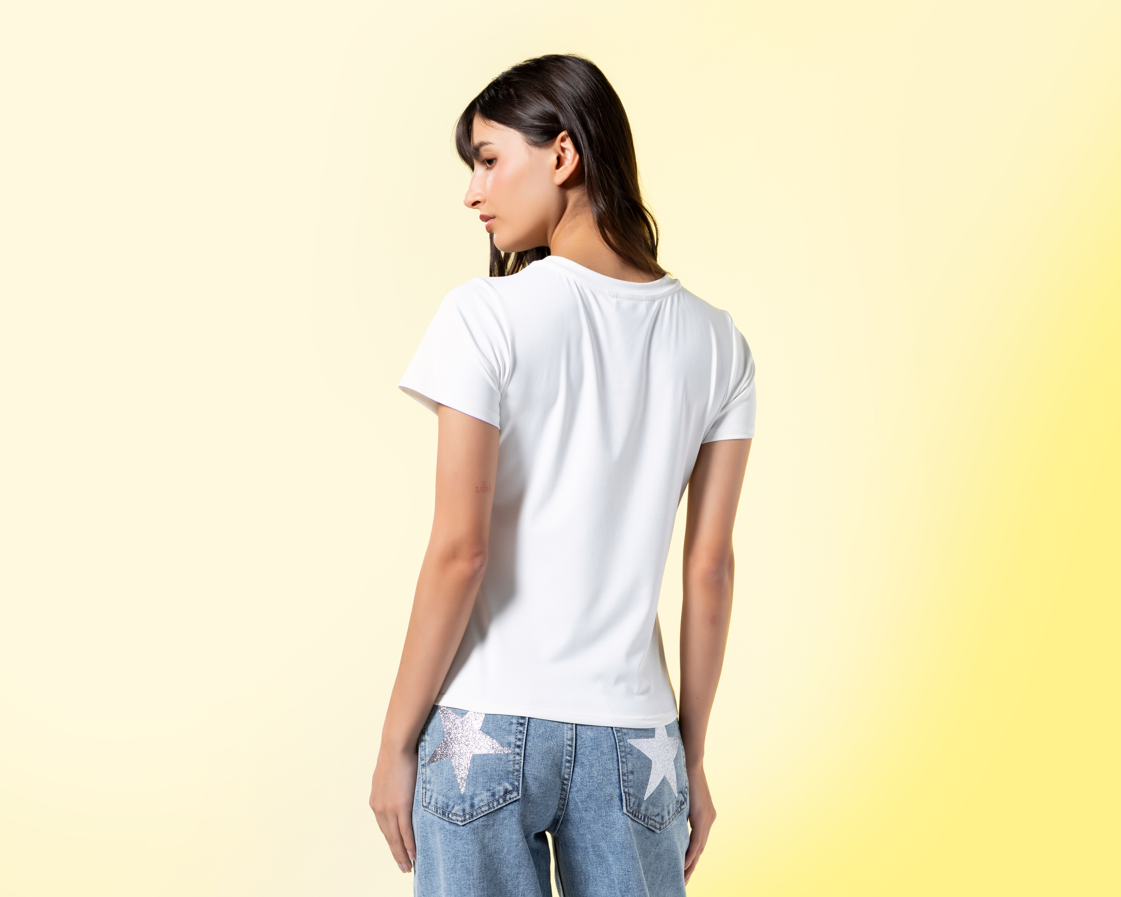 Foto 3 | Foto 3 | Playera Blanca Strona para Mujer
