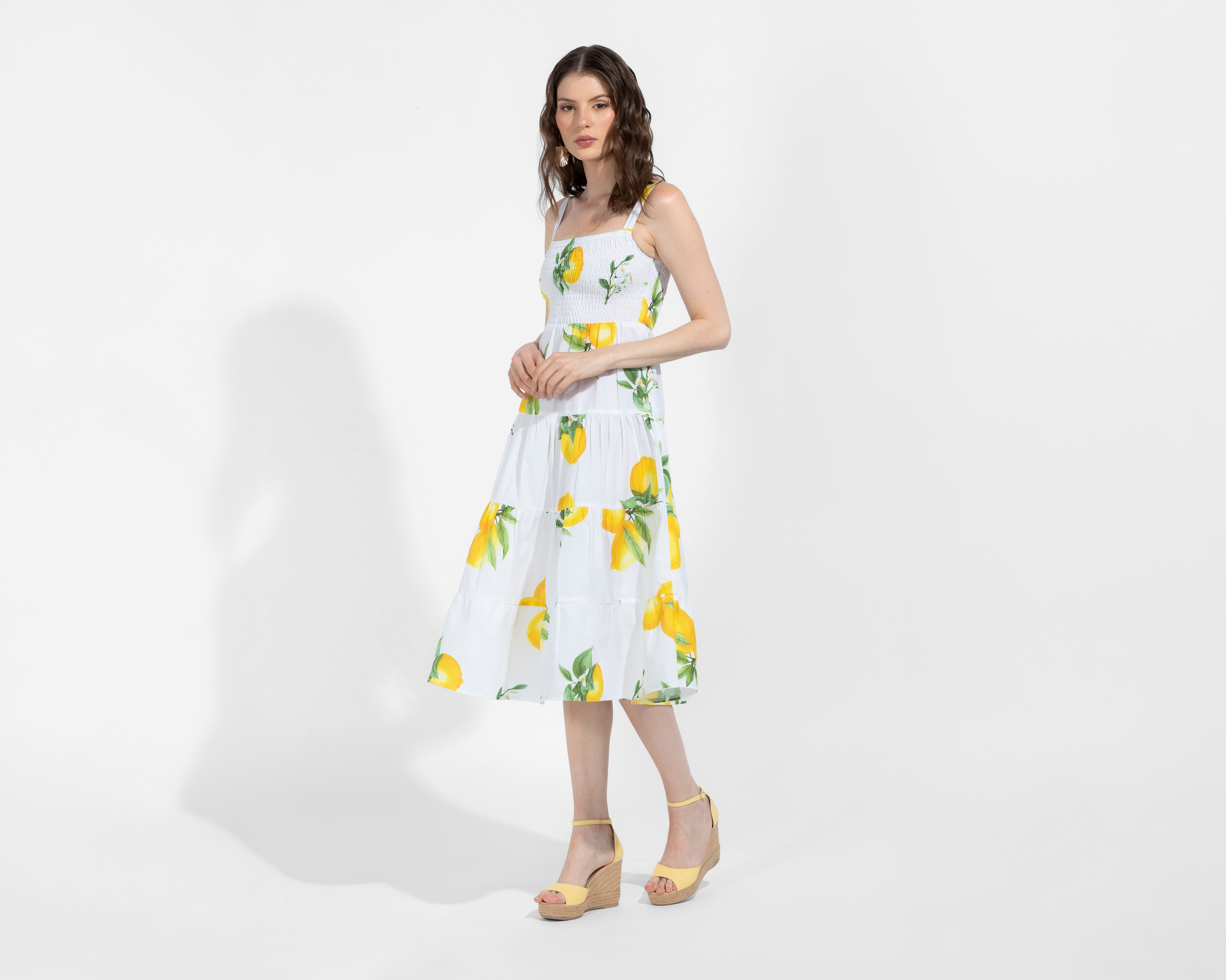 Vestido Casual Sahara Blanco con Tirantes Juvenil