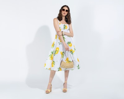 Foto 2 | Foto 2 | Vestido Casual Sahara Blanco con Tirantes Juvenil