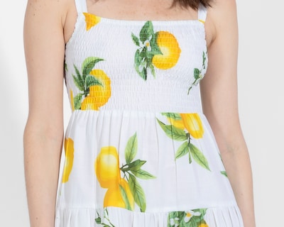 Foto 4 | Foto 4 | Vestido Casual Sahara Blanco con Tirantes Juvenil