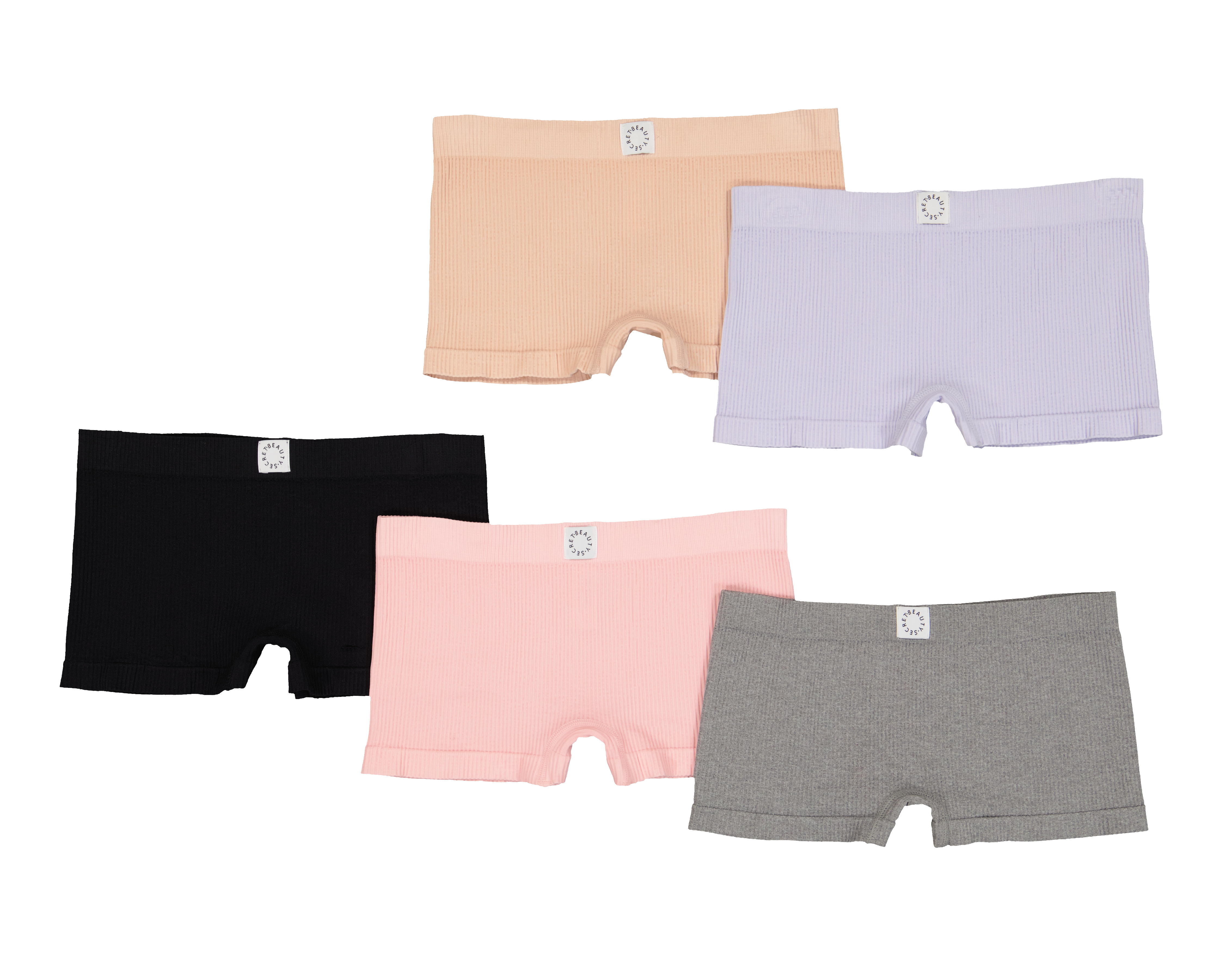 Bóxer Seamless Beauty Secret para Mujer 5 Piezas