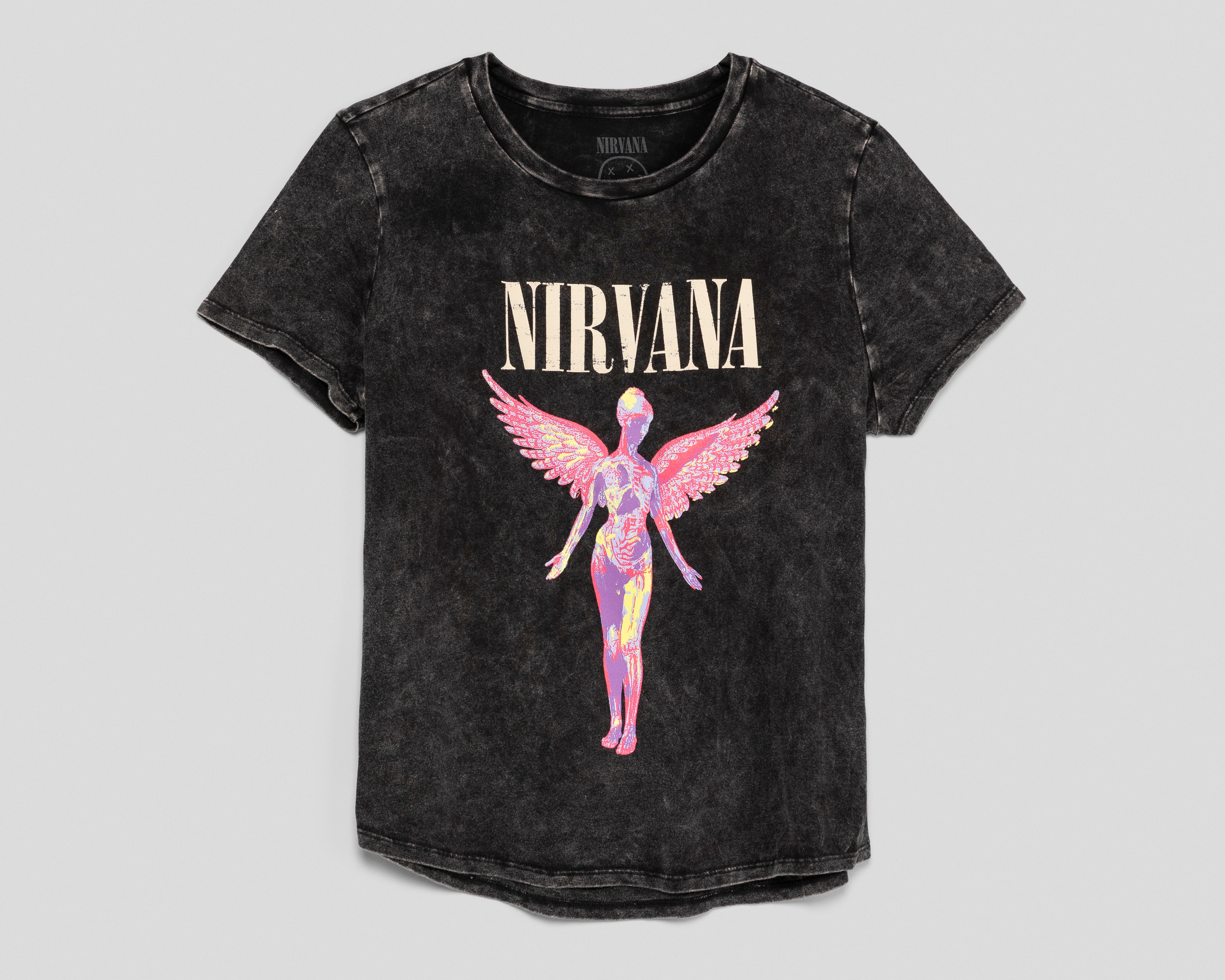 Playera Manga Corta Nirvana para Mujer