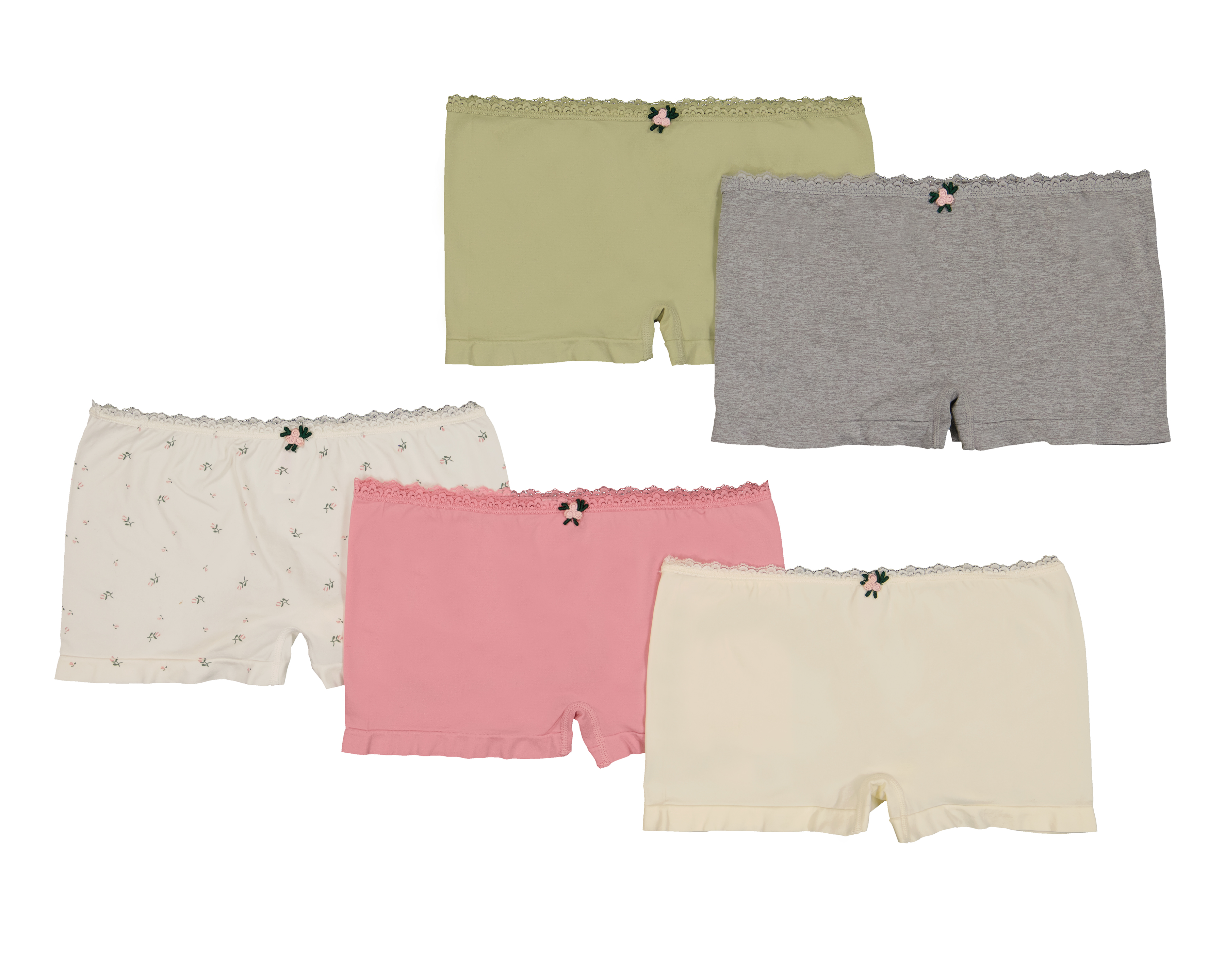 Bóxer Seamless Lovest para Mujer 5 Piezas