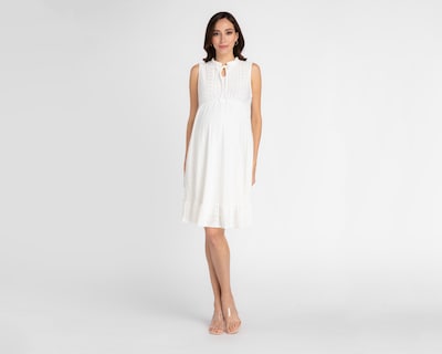 Foto 1 | Foto 1 | Vestido Mamá Bella Casual sin Mangas Blanco