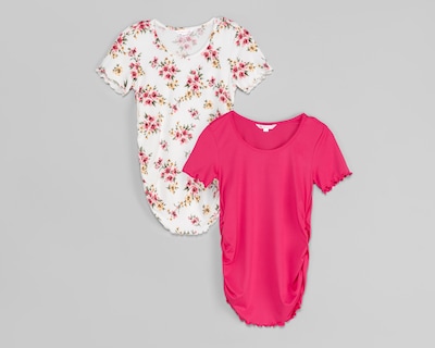 Foto 1 | Foto 1 | Playera de Maternidad Mamá Bella Manga Corta 2 Piezas