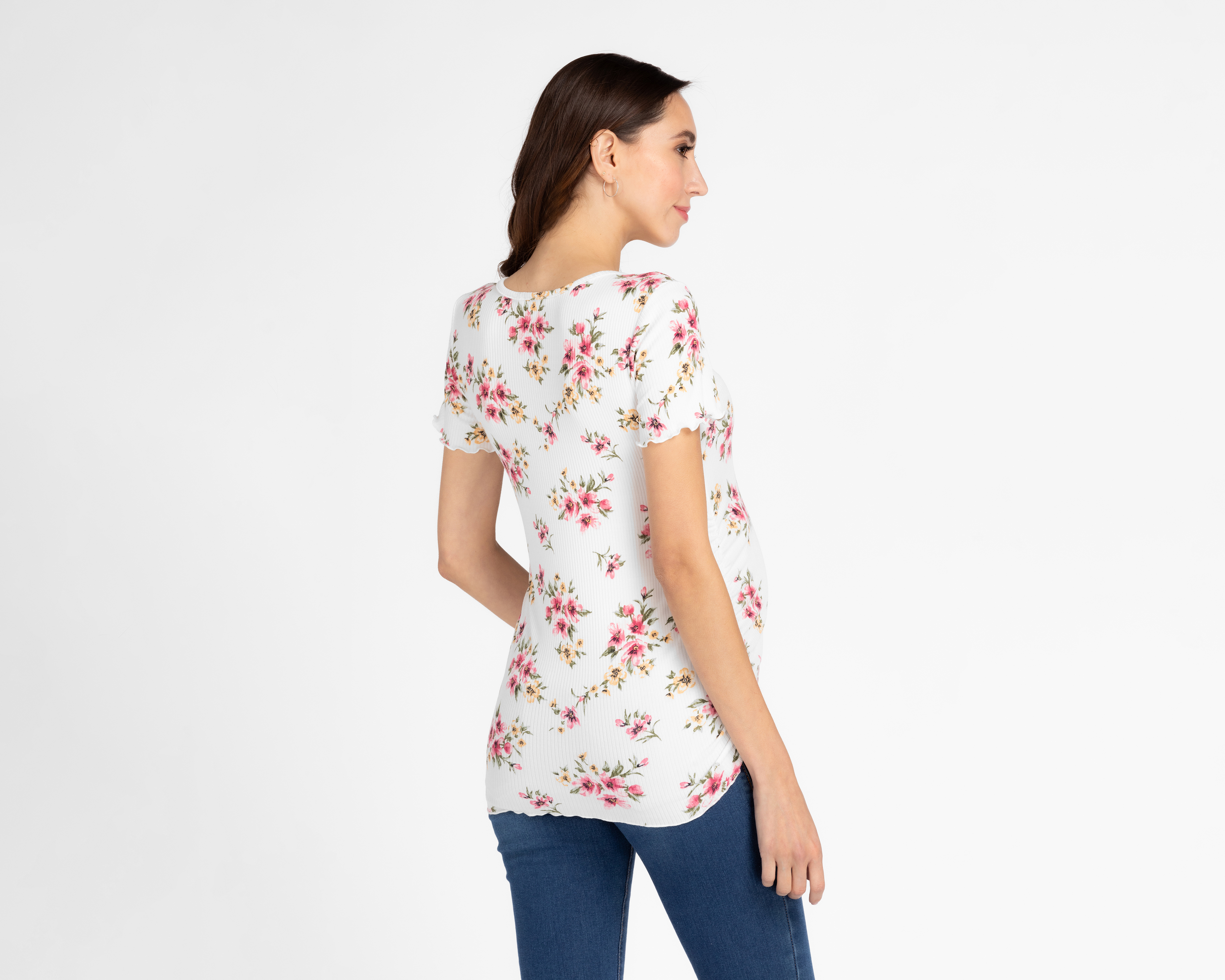 Foto 5 pulgar | Foto 4 | Playera de Maternidad Mamá Bella Manga Corta 2 Piezas