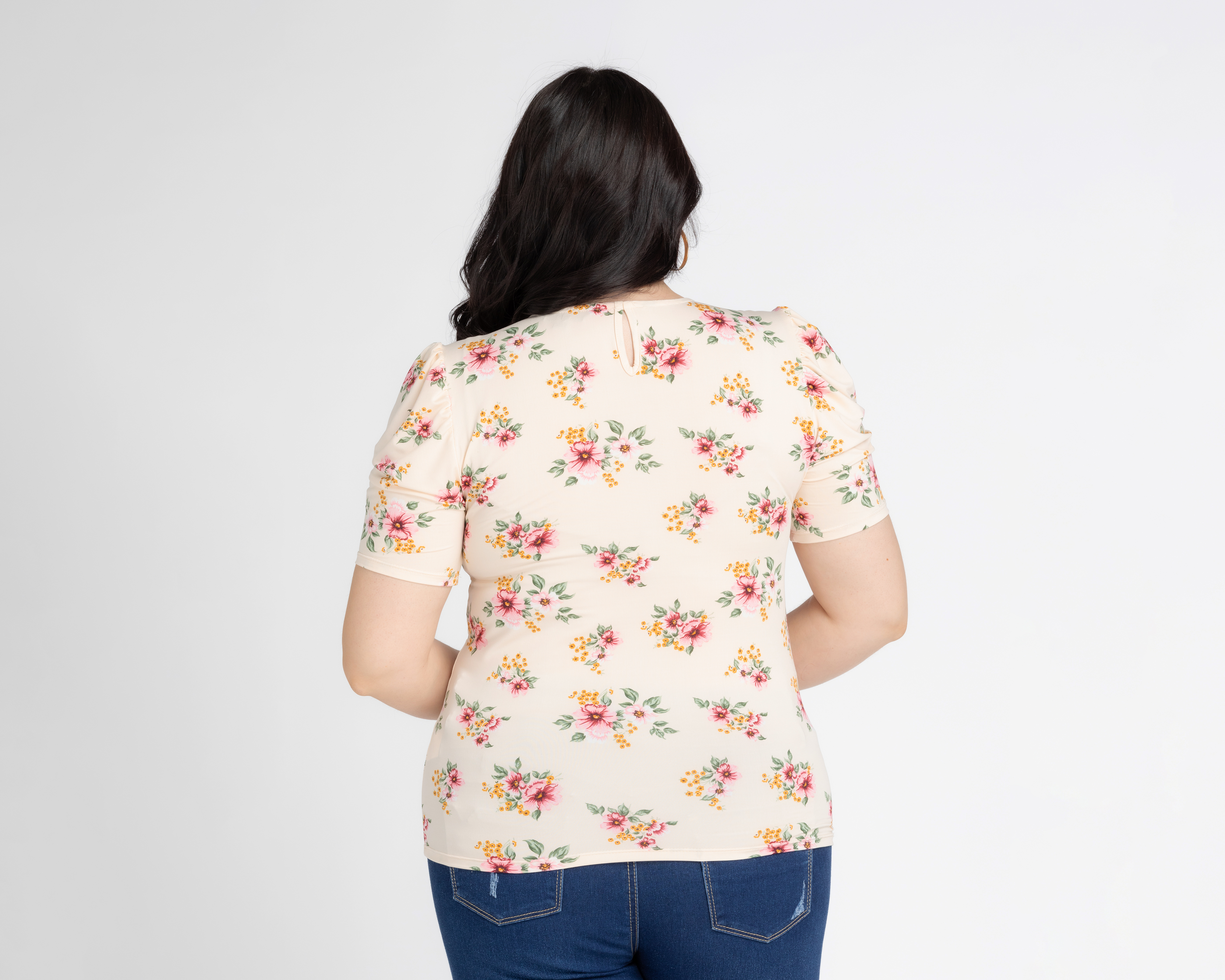 Foto 4 pulgar | Foto 3 | Blusa Sahara Manga Corta con Collar