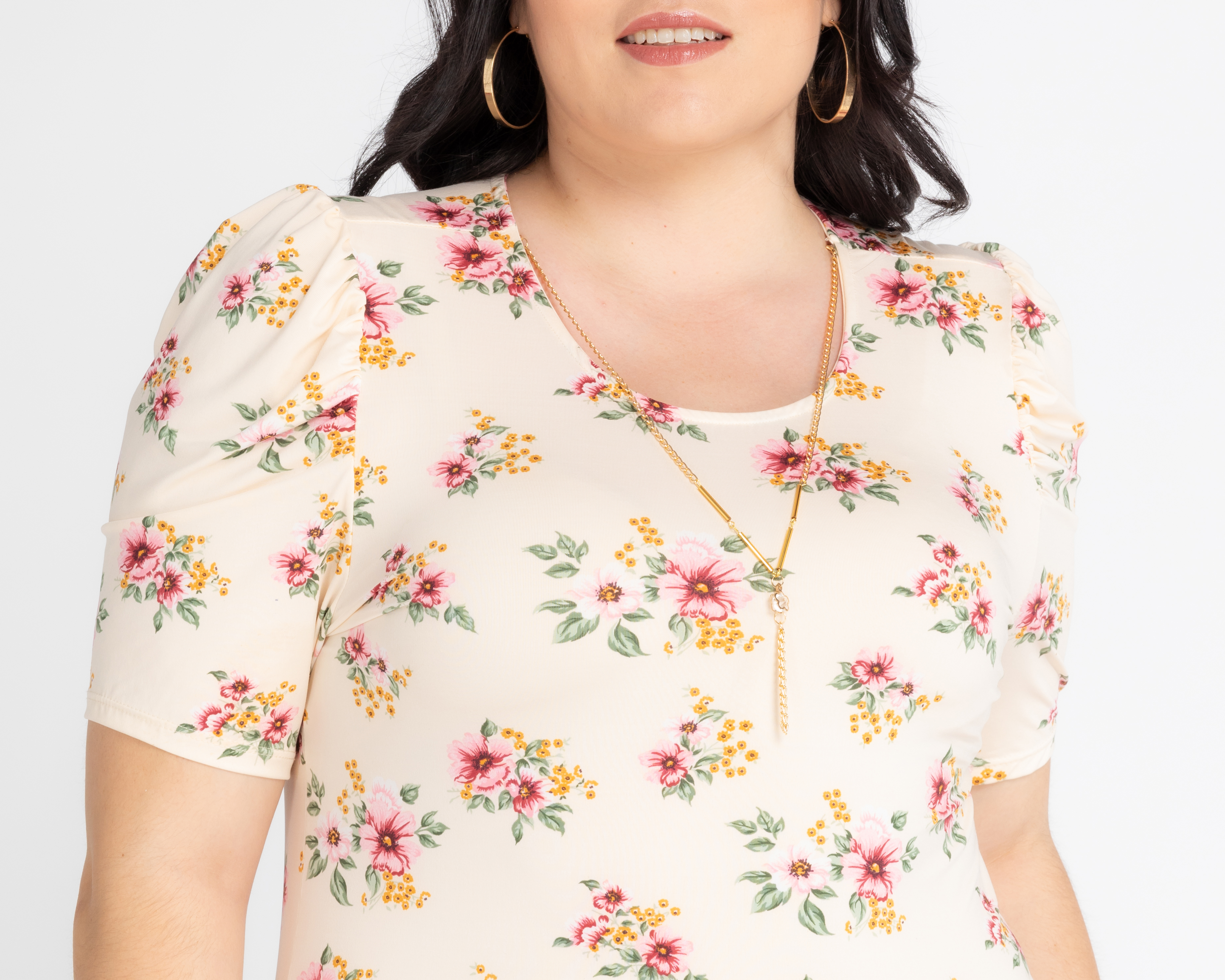 Foto 5 pulgar | Foto 4 | Blusa Sahara Manga Corta con Collar