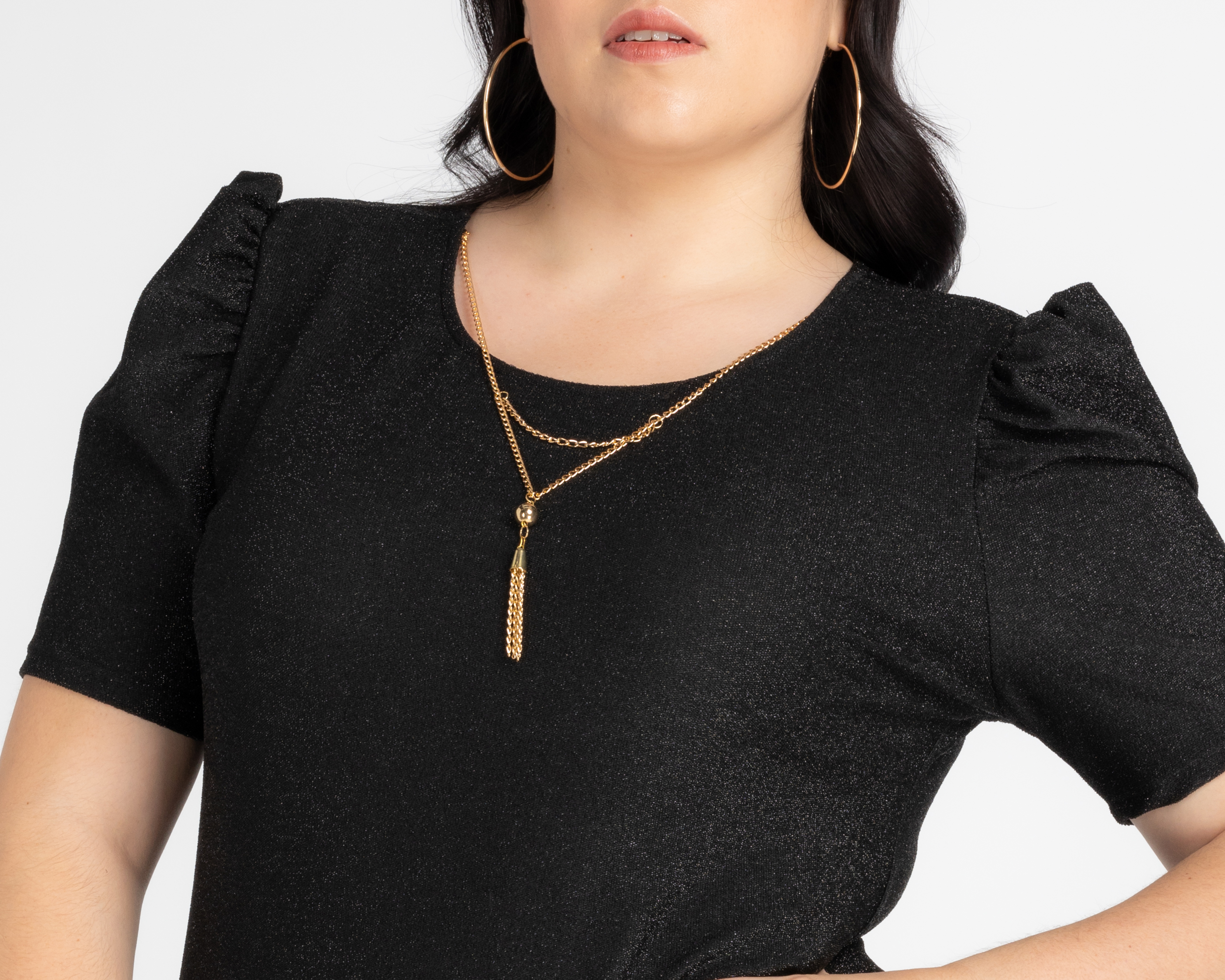 Foto 5 pulgar | Foto 4 | Blusa Sahara Manga Corta con Collar