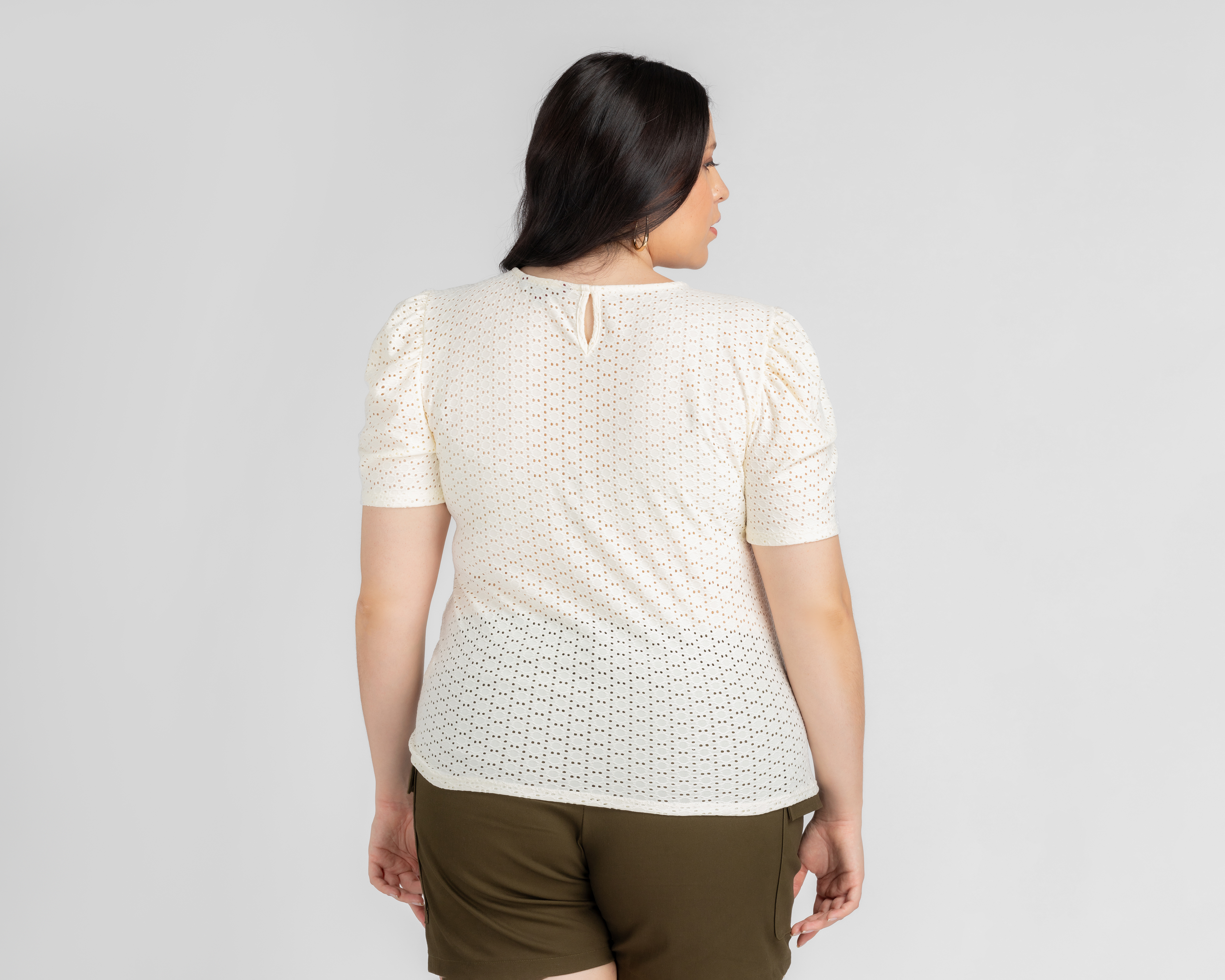 Foto 4 pulgar | Foto 3 | Blusa Sahara Manga Corta con Collar