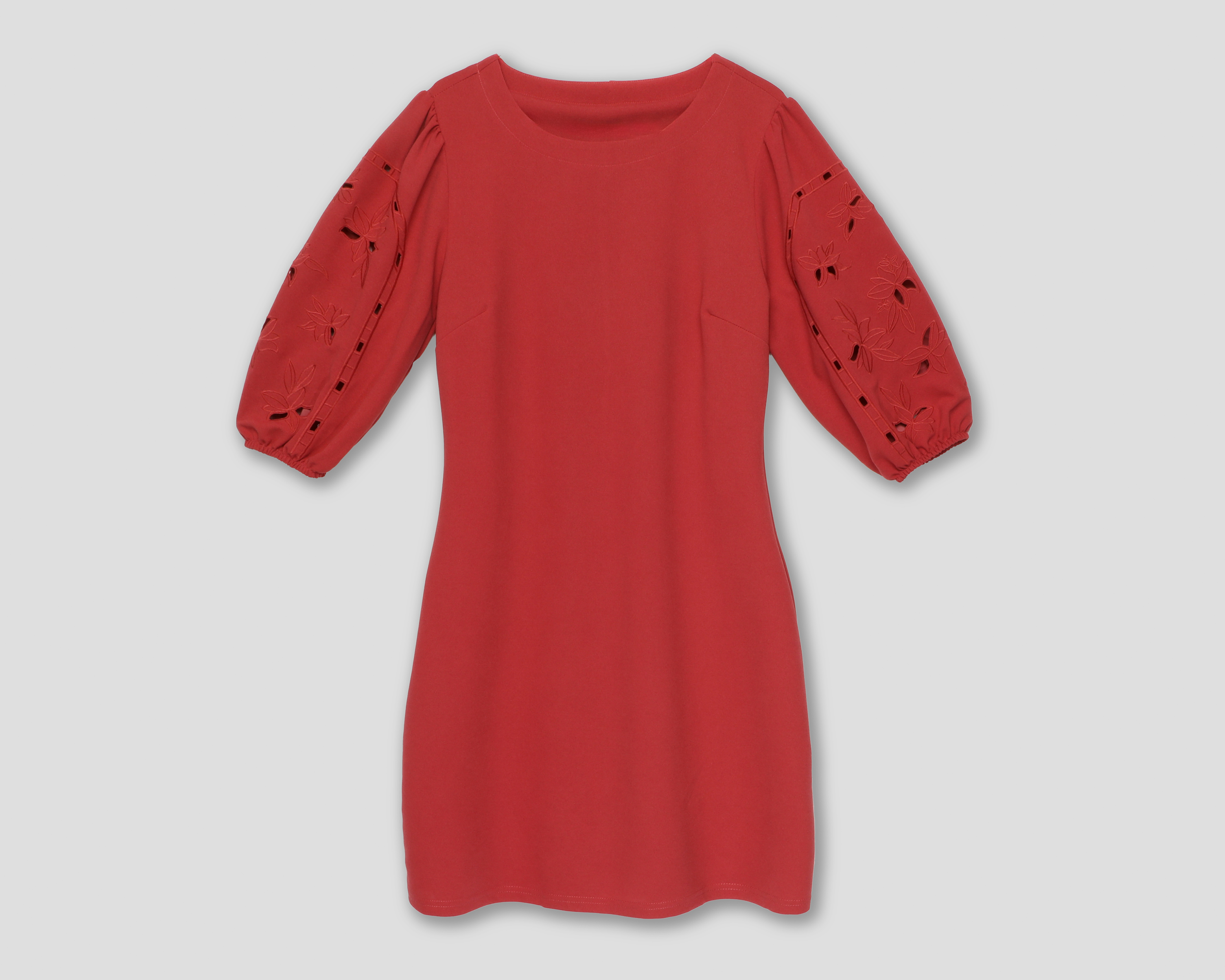 Foto 1 | Foto 1 | Vestido de Fiesta Sahara Rojo Manga Larga para Mujer