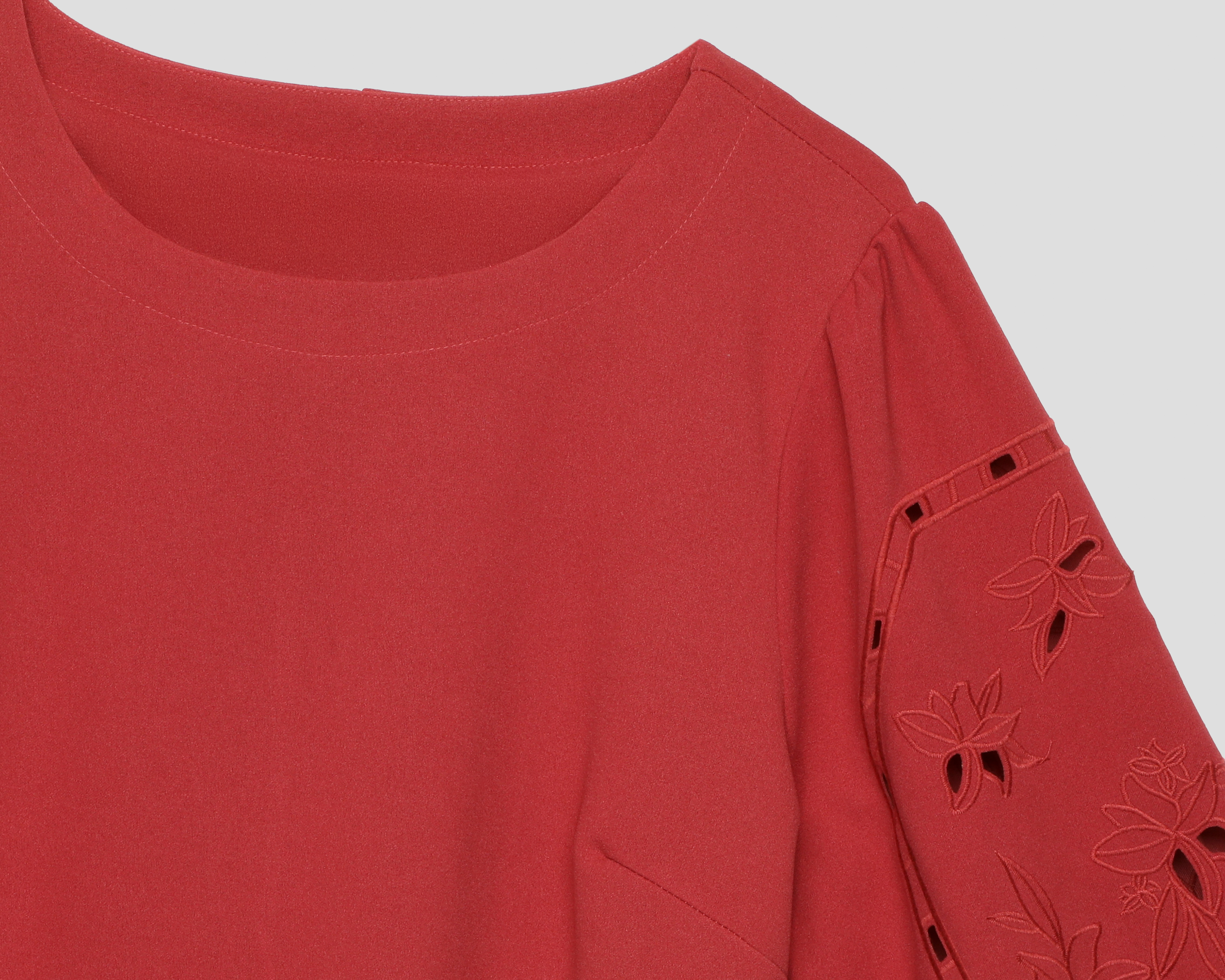 Foto 3 | Foto 3 | Vestido de Fiesta Sahara Rojo Manga Larga para Mujer